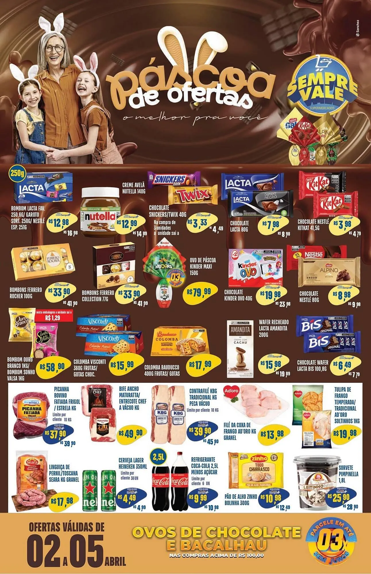 Encarte de Catálogo Sempre Vale Supermercados 2 de abril até 5 de maio 2026 - Pagina 1