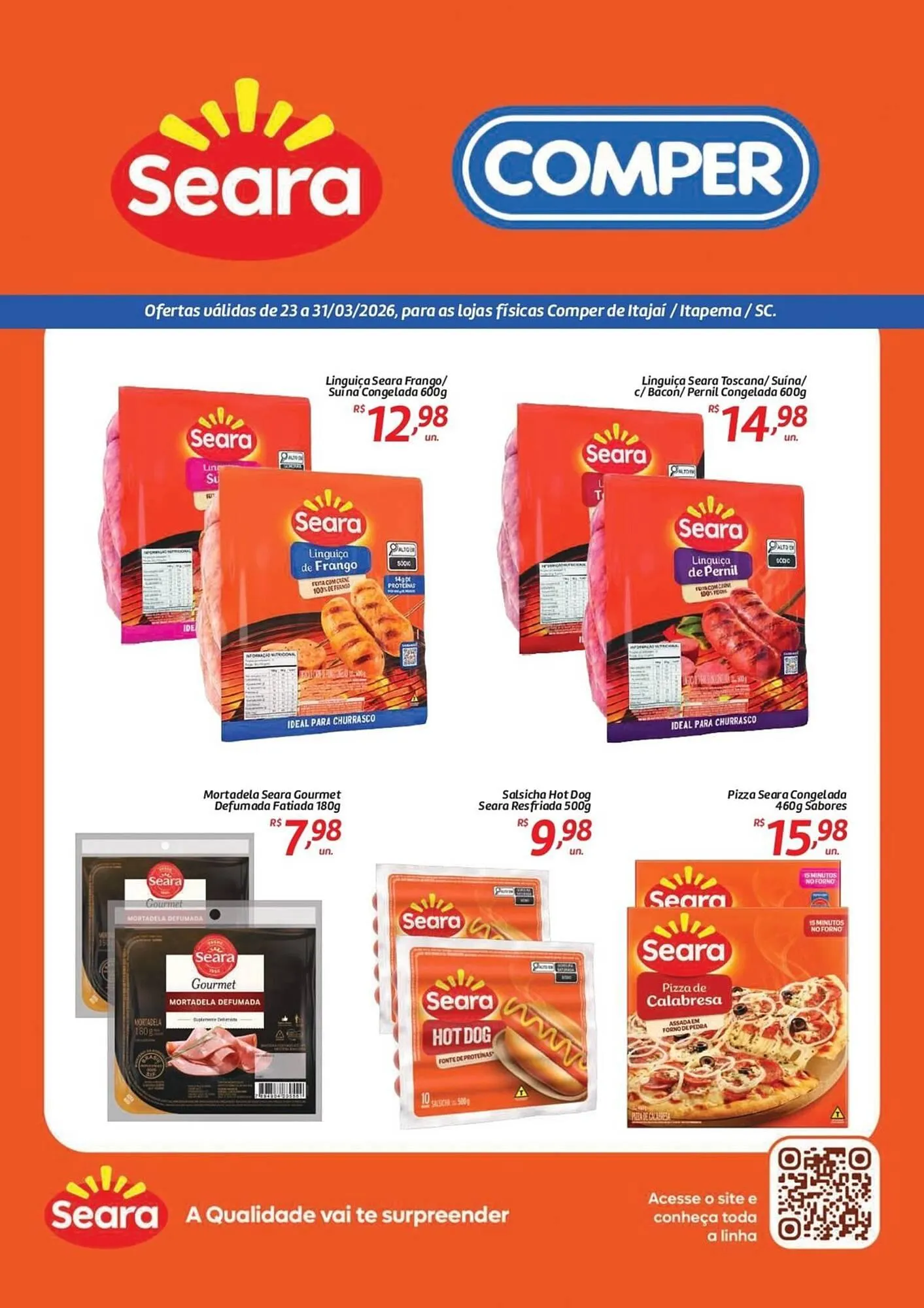 Encarte de Folheto Comper 24 de março até 31 de março 2026 - Pagina 1