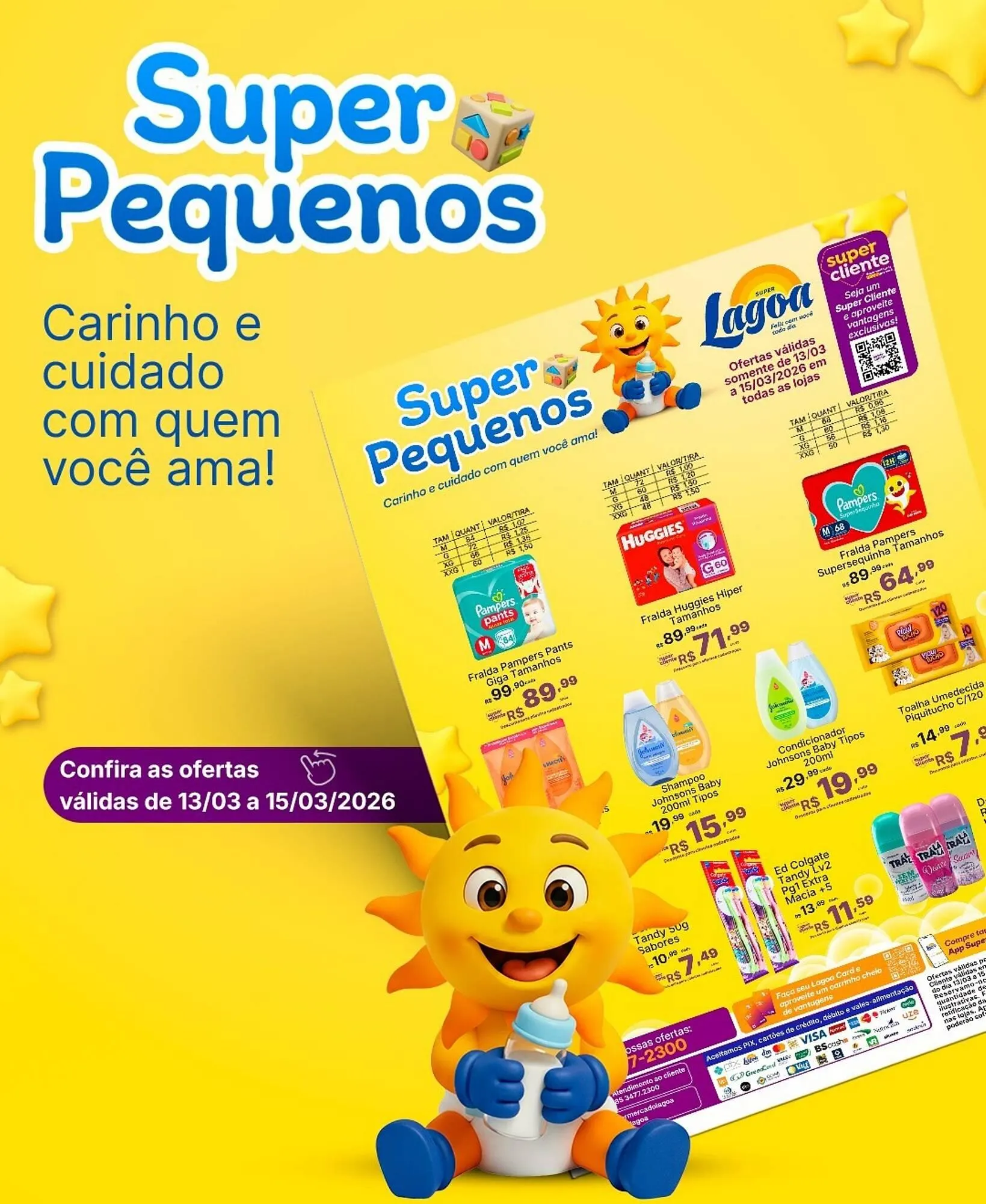 Encarte de Encarte Super Lagoa 13 de março até 15 de março 2026 - Pagina 1