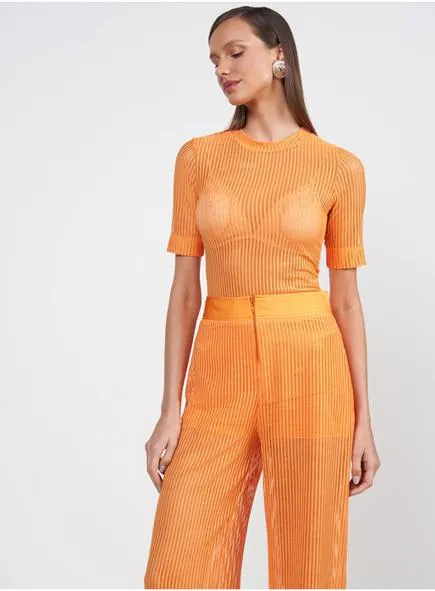 Blusa Telada Manga Curta