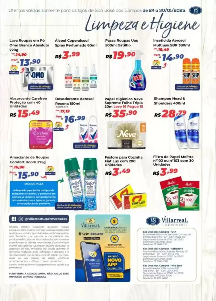 Encarte de Ofertas Villarreal Supermercados 24 de janeiro até 26 de janeiro 2025 - Pagina 8