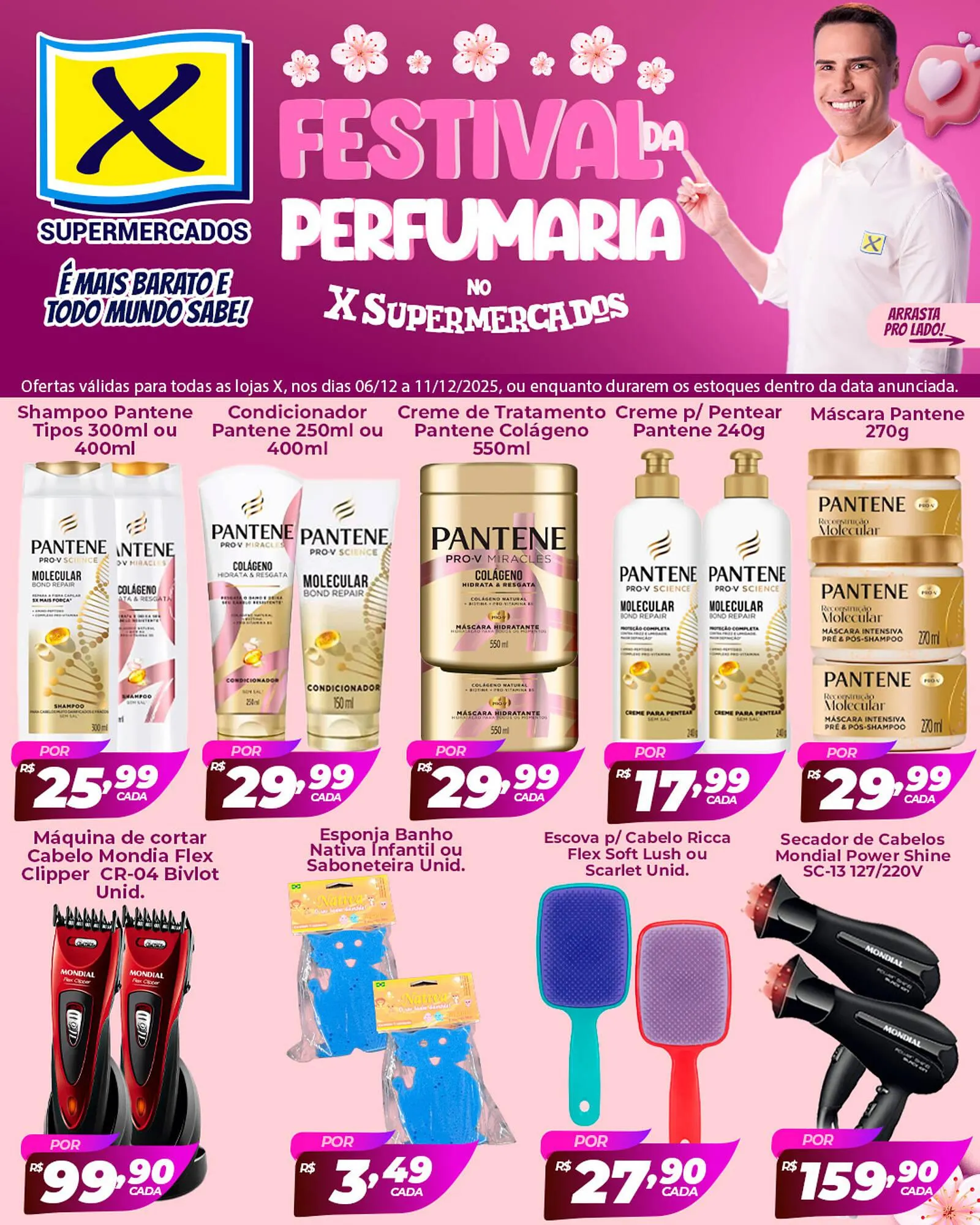 Encarte de Folheto X Supermercados 6 de dezembro até 11 de dezembro 2025 - Pagina 1