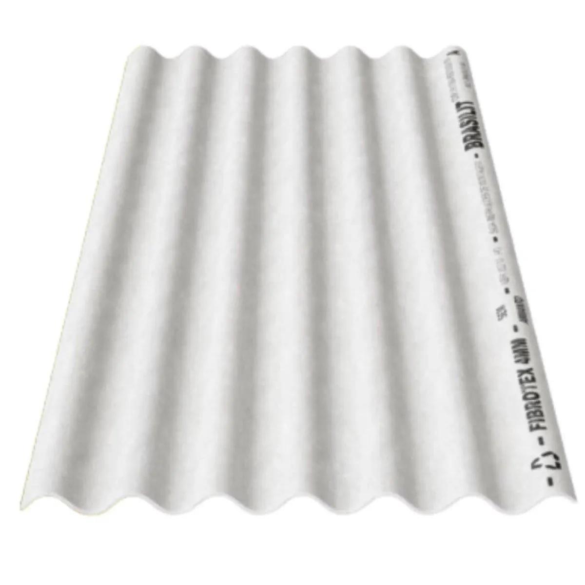 Telha De Fibrocimento Fibrotex Brasilit Cinza 244x50x0,4cm (MP)