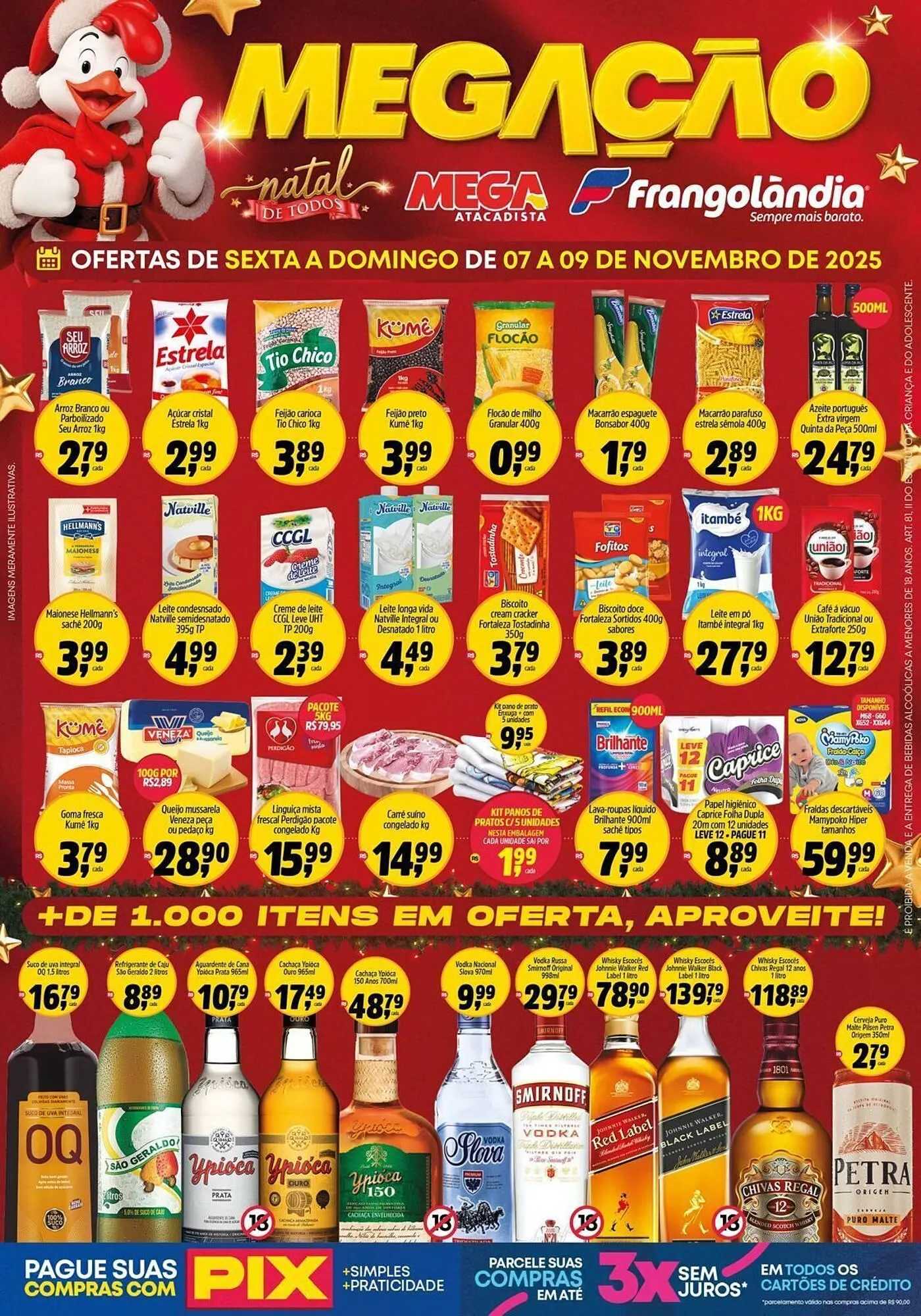 Encarte de Encarte Frangolândia 7 de novembro até 9 de novembro 2025 - Pagina 1