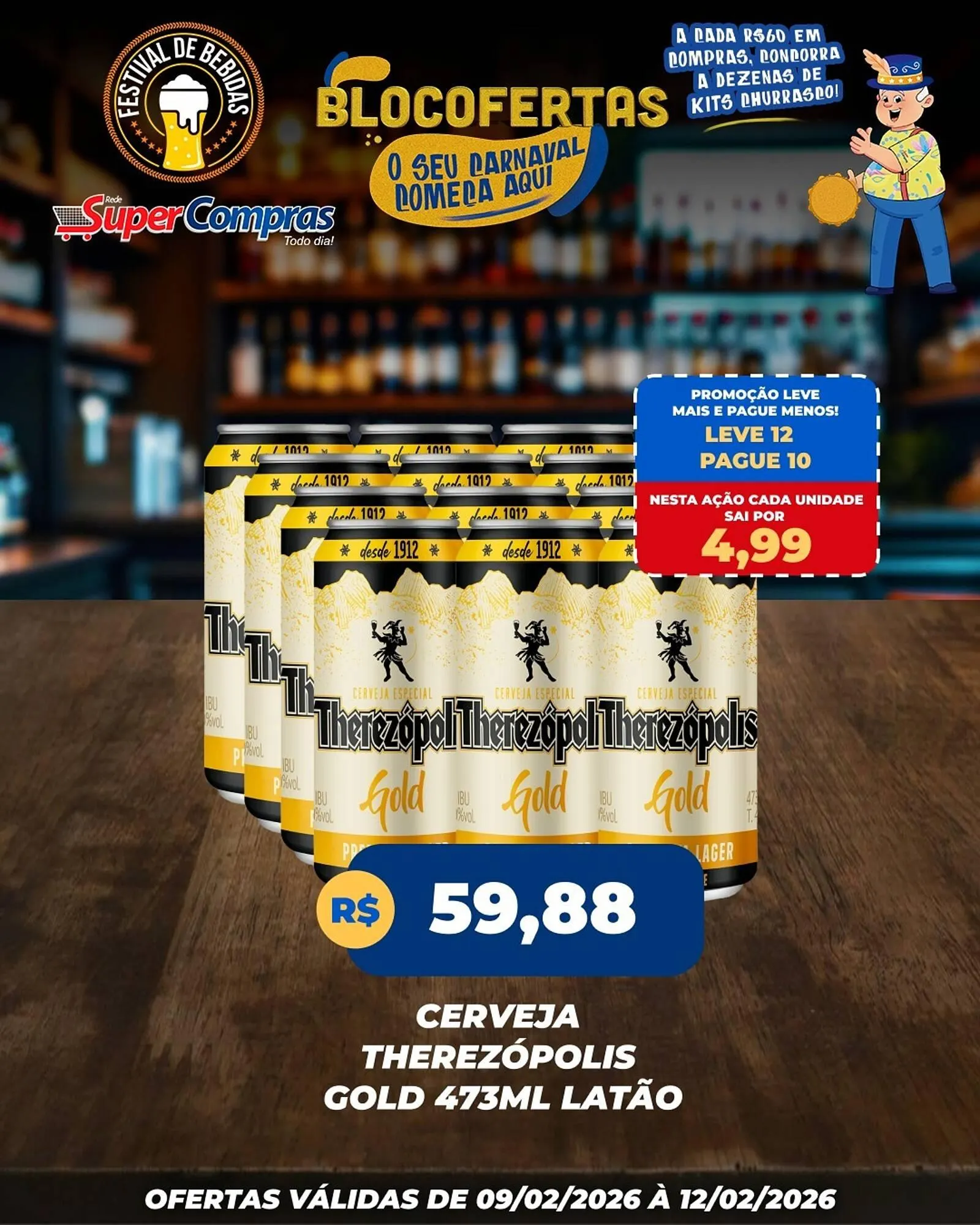 Encarte de Encarte Rede Super Compras 9 de fevereiro até 12 de fevereiro 2026 - Pagina 3