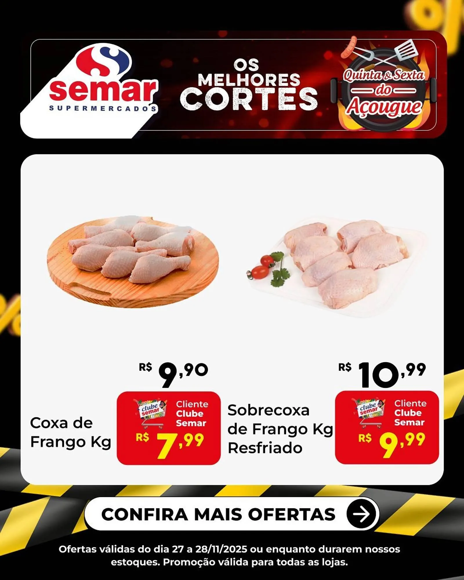 Encarte de Folheto Semar Supermercado 26 de novembro até 28 de novembro 2025 - Pagina 1