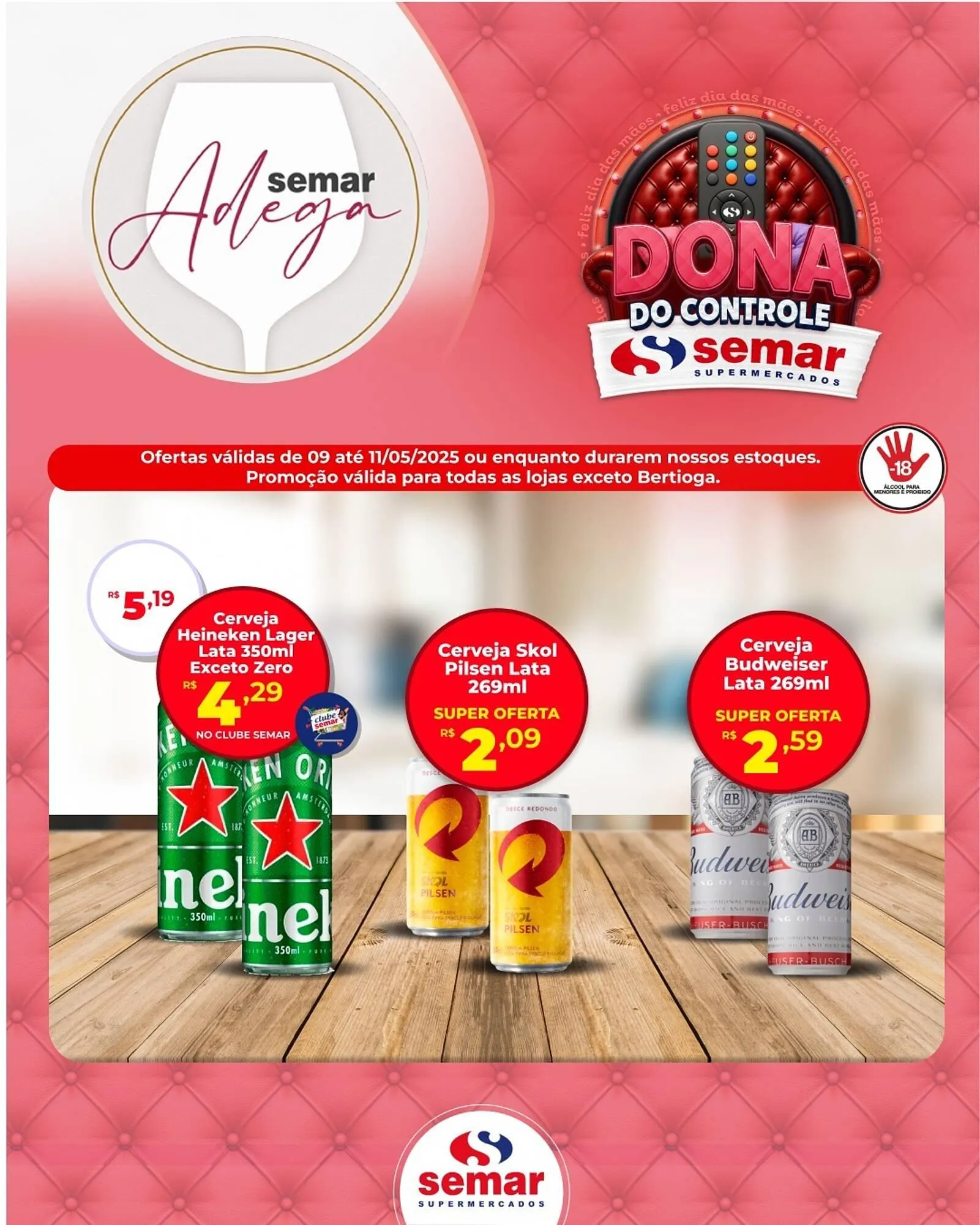 Encarte de Catálogo Semar Supermercado 9 de maio até 11 de maio 2025 - Pagina 2