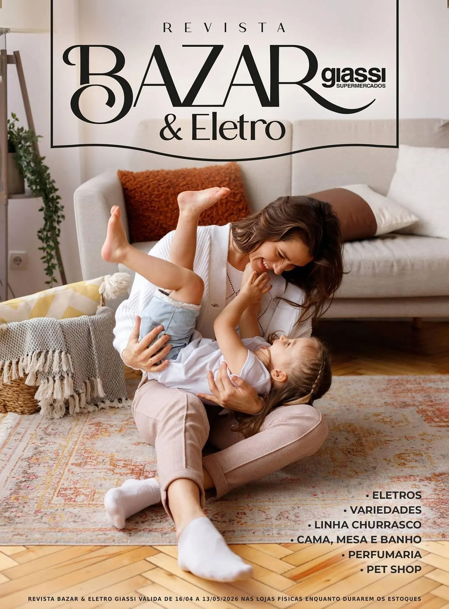 Encarte de Encarte Giassi Supermercados 16 de abril até 13 de maio 2026 - Pagina 1