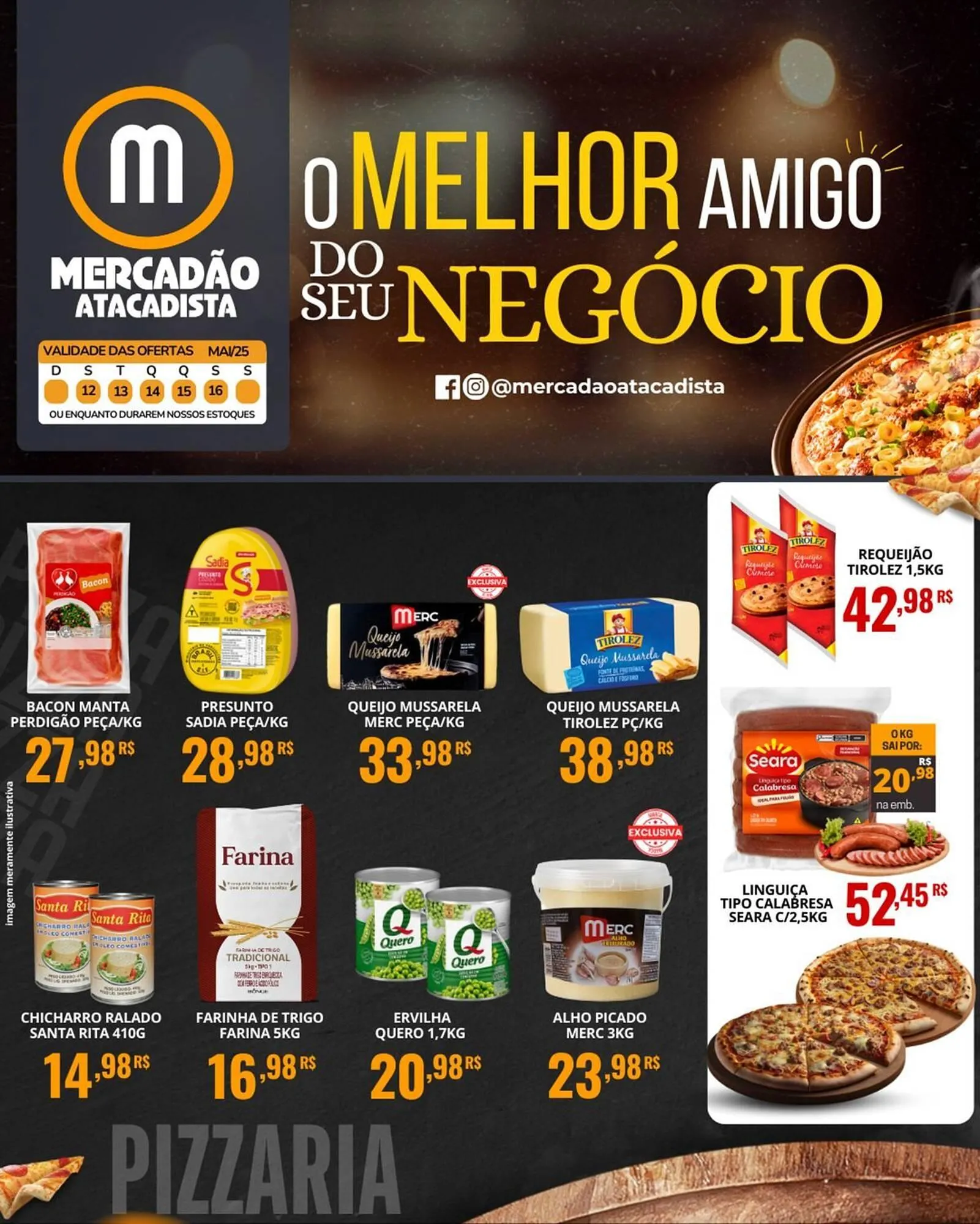 Encarte de Catálogo Mercadão Atacadista 13 de maio até 16 de maio 2025 - Pagina 1