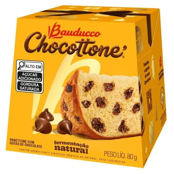 Mini Chocottone Bauducco 80g 1 UN