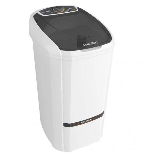 Lavadora de Roupas Tanquinho Colormaq LCS10 - Tampa Translúcida, 10 Kg - Branco