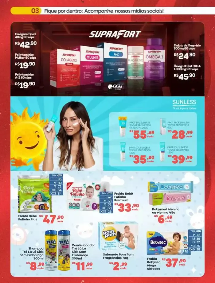 Encarte de Encarte Drogaria Total 4 de fevereiro até 28 de fevereiro 2025 - Pagina 3