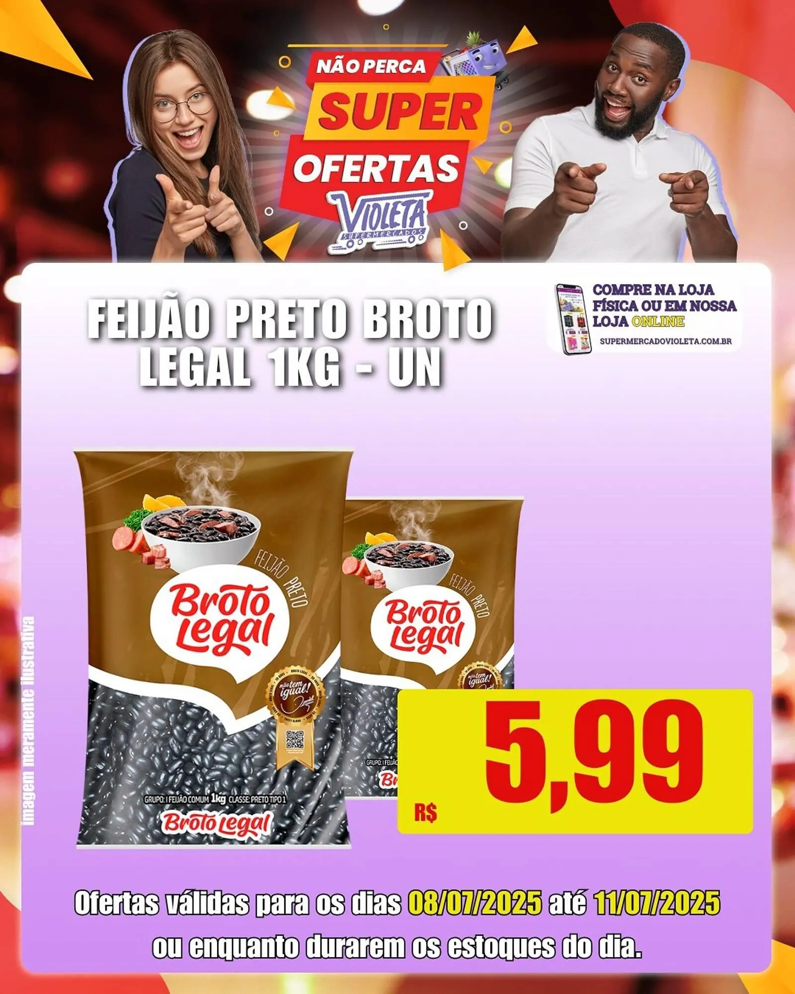 Encarte de Catálogo Violeta Supermercados 8 de julho até 11 de julho 2025 - Pagina 4