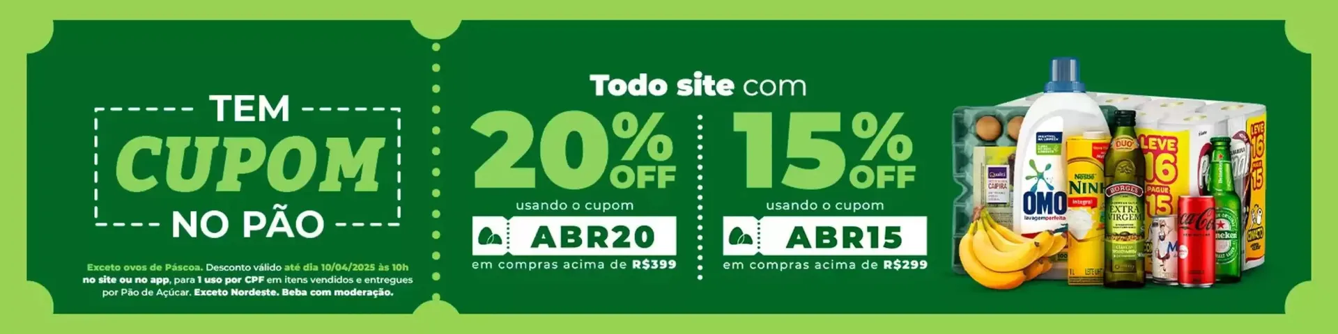 Encarte de Tem Cupom No Pão 10 de abril até 24 de abril 2025 - Pagina 2