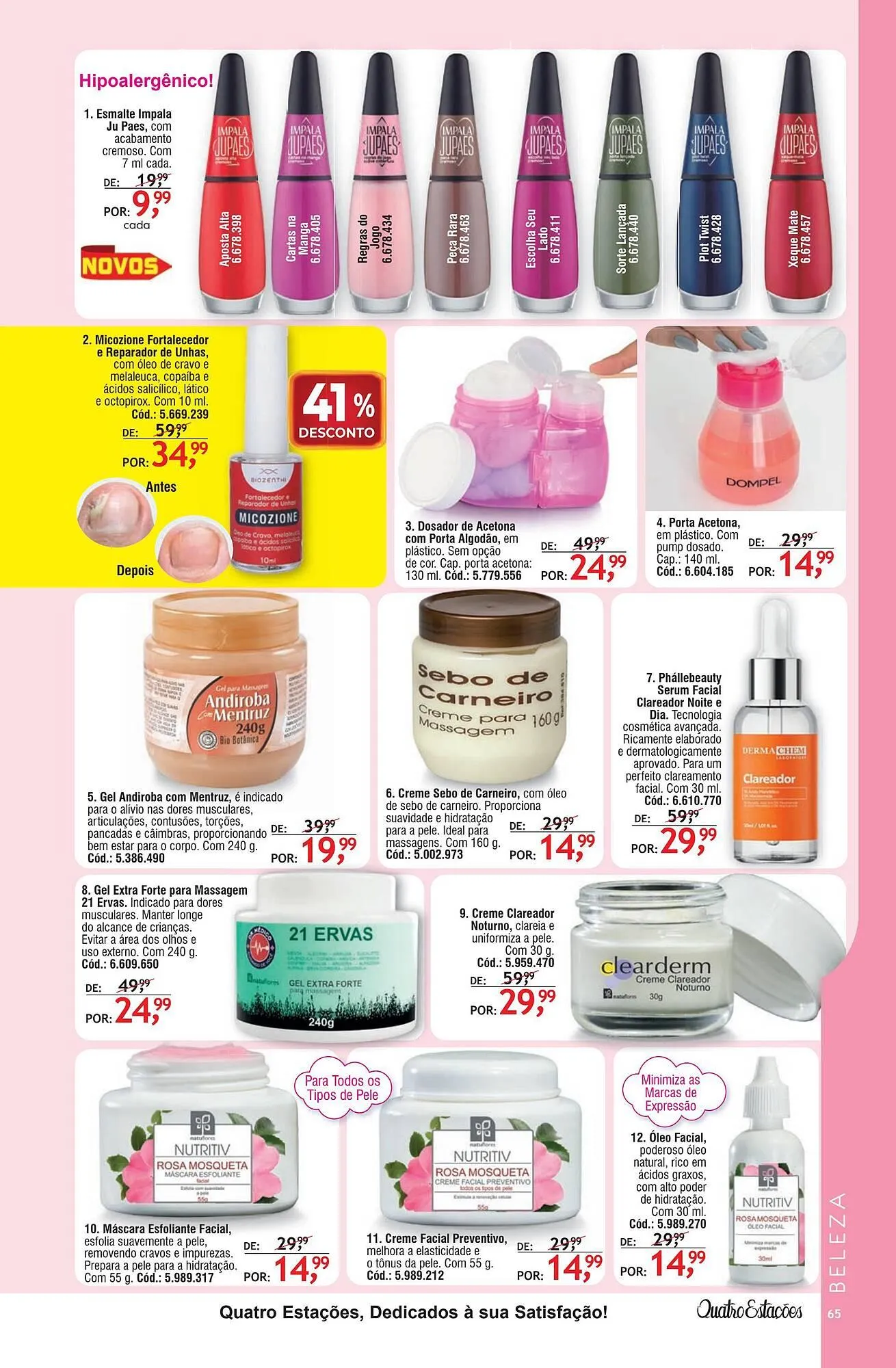 Encarte de Revista Quatro Estações 30 de março até 7 de julho 2026 - Pagina 61