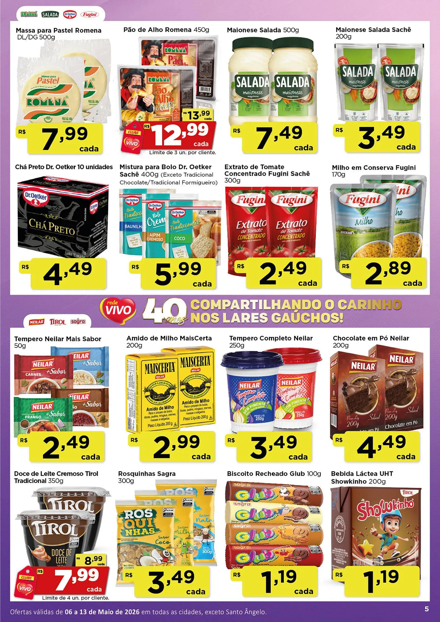 Encarte de Encarte Rede Vivo 6 de maio até 13 de maio 2026 - Pagina 6