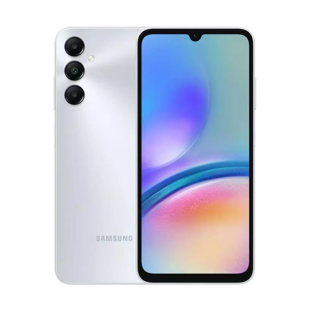 Samsung Galaxy A05s 128GB 6GB RAM Dual SIM Tela Infinita - Prata