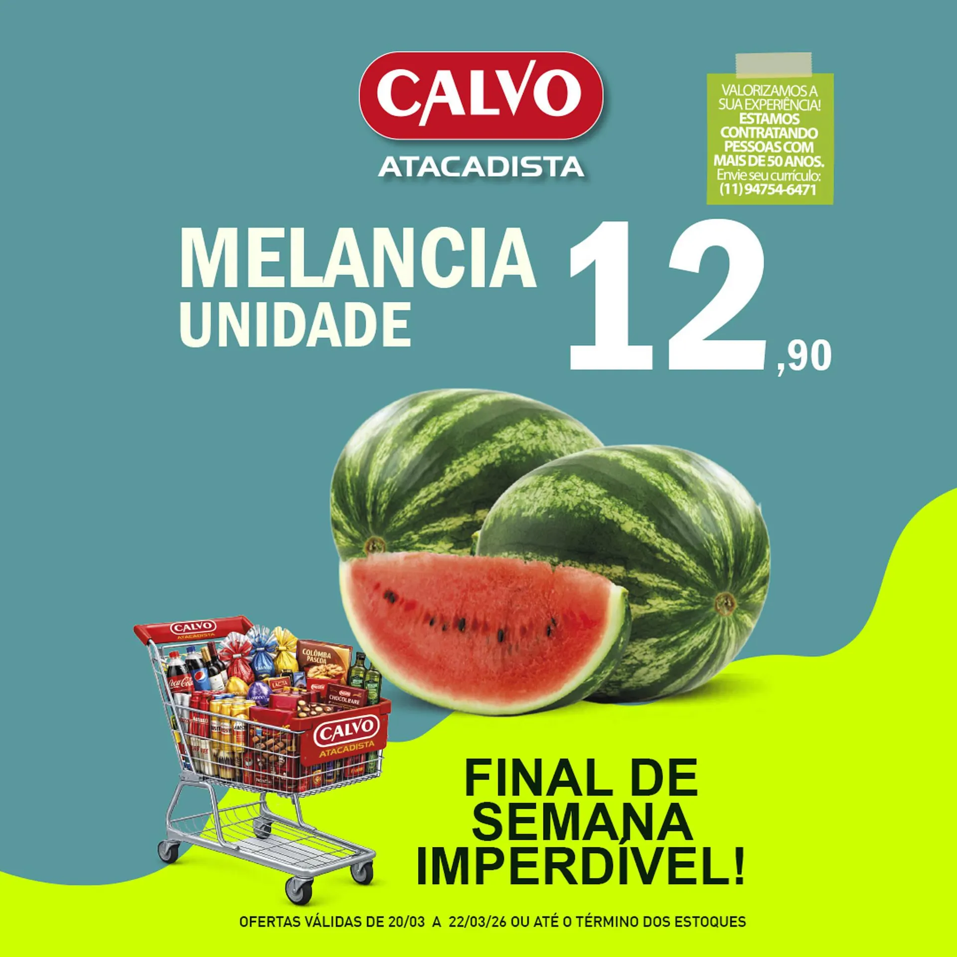 Encarte de Folheto Calvo Atacadista 21 de março até 22 de março 2026 - Pagina 2