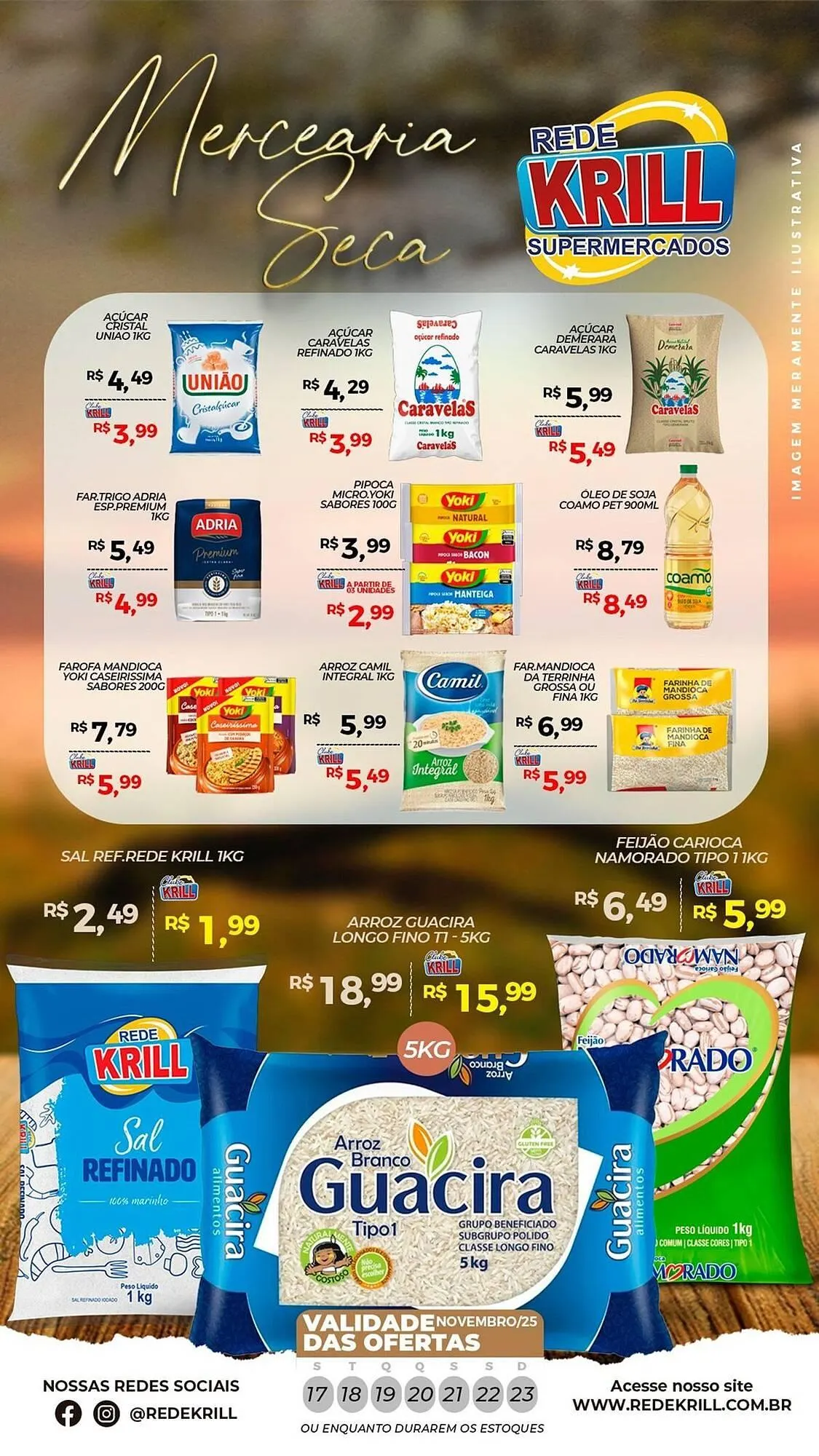 Encarte de Folheto Rede Krill 17 de novembro até 23 de novembro 2025 - Pagina 1