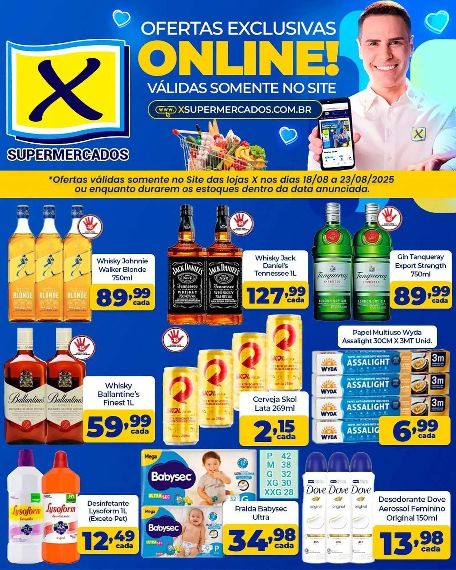 Encarte de Catálogo X Supermercados 20 de agosto até 23 de agosto 2025 - Pagina 3