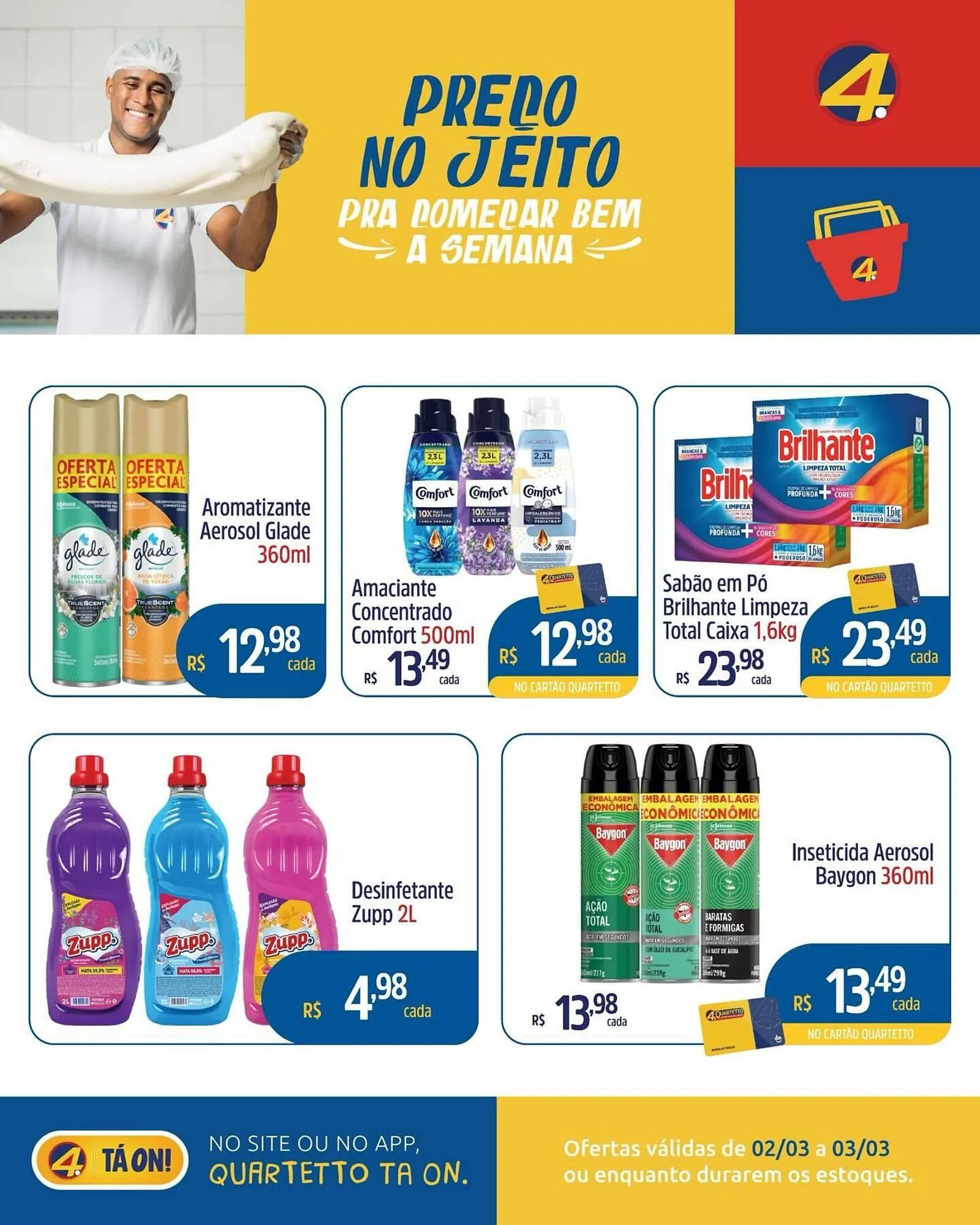 Encarte de Catálogo Quartetto Supermercados 2 de março até 3 de março 2026 - Pagina 5