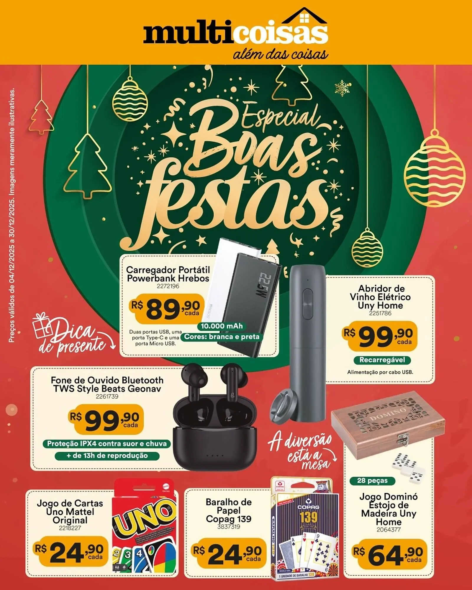 Encarte de Catálogo Multicoisas 4 de dezembro até 30 de dezembro 2025 - Pagina 1