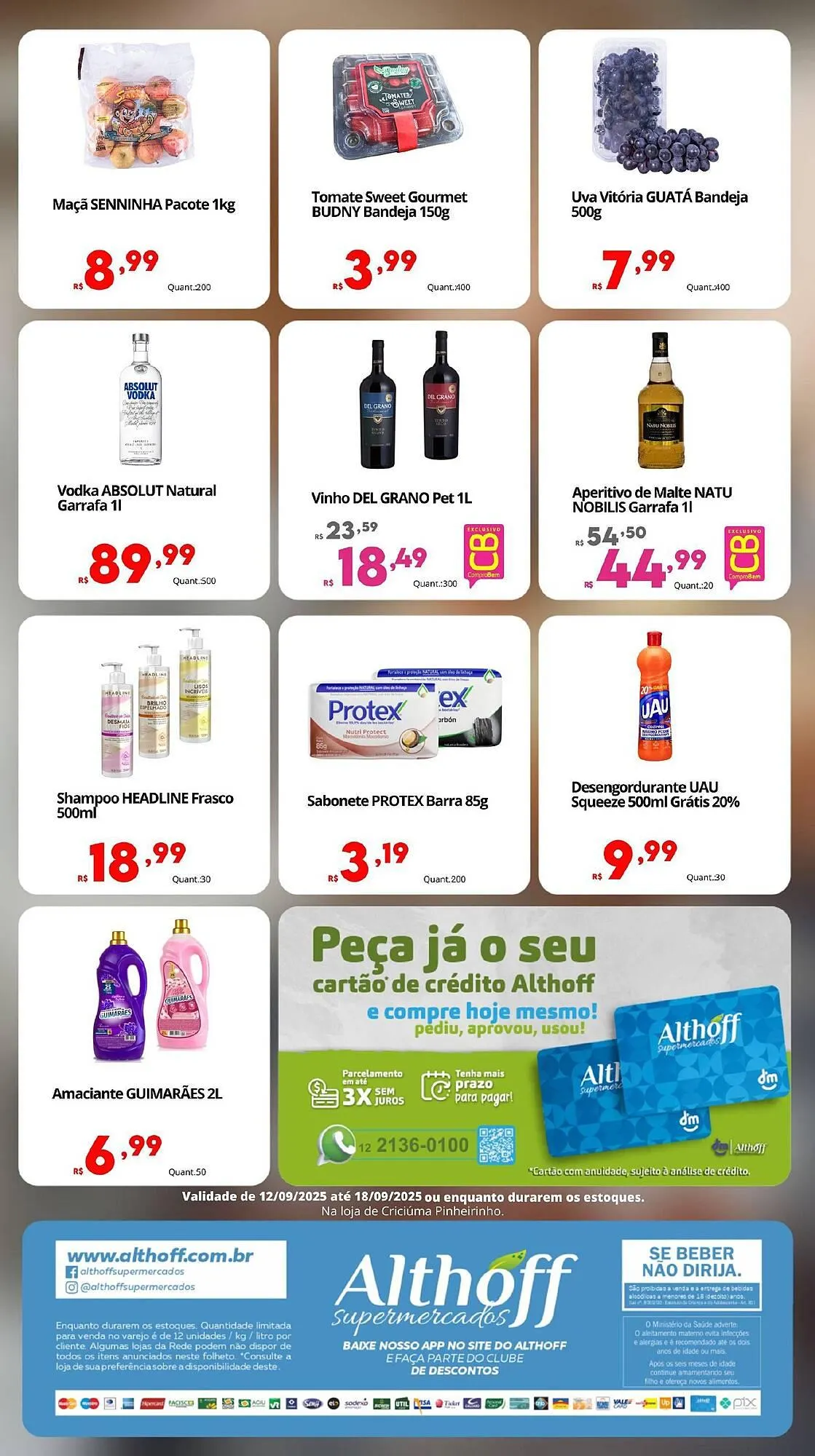 Encarte de Encarte Althoff Supermercados 17 de setembro até 18 de setembro 2025 - Pagina 3