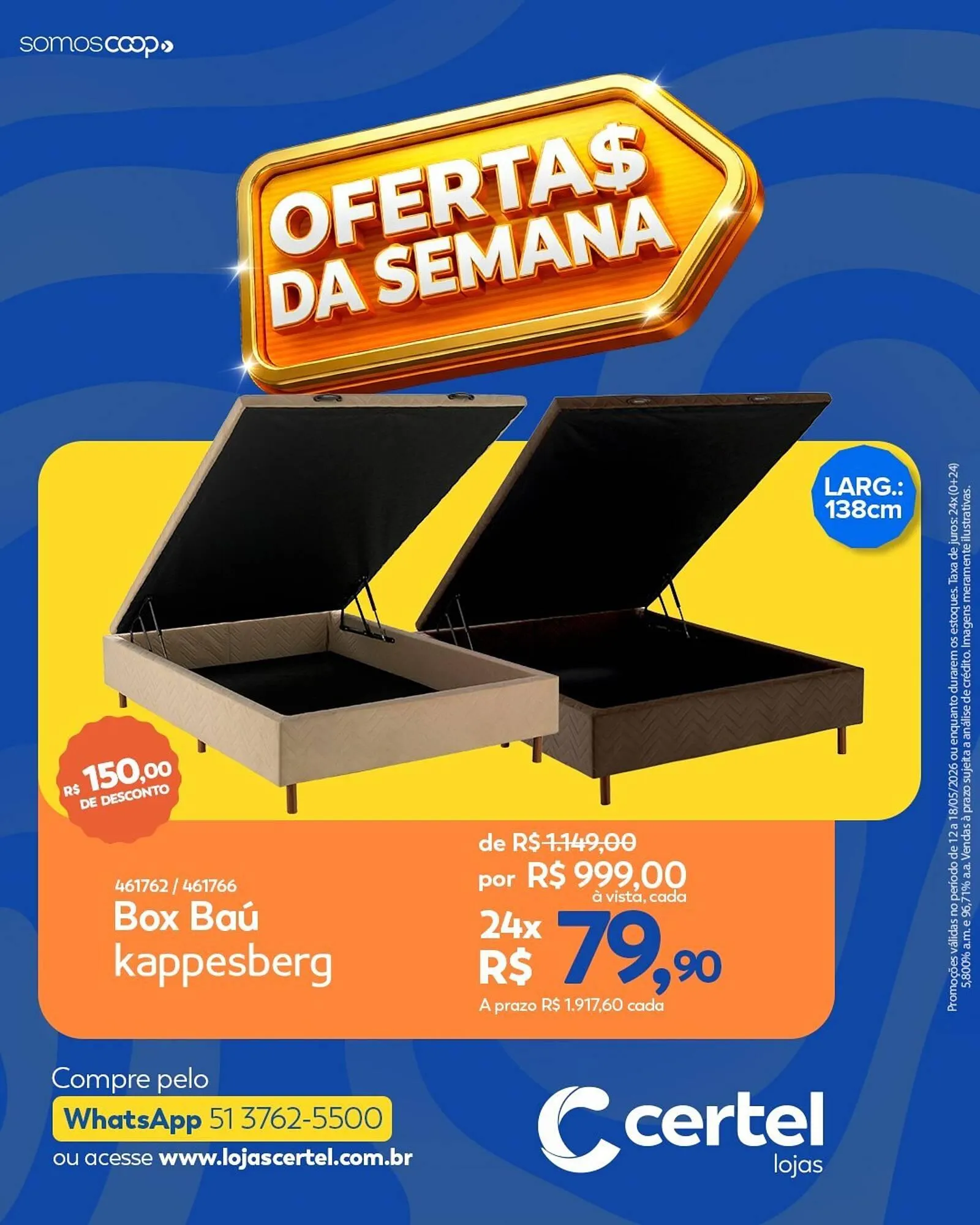 Encarte de Folheto Lojas Certel 12 de maio até 18 de maio 2026 - Pagina 5