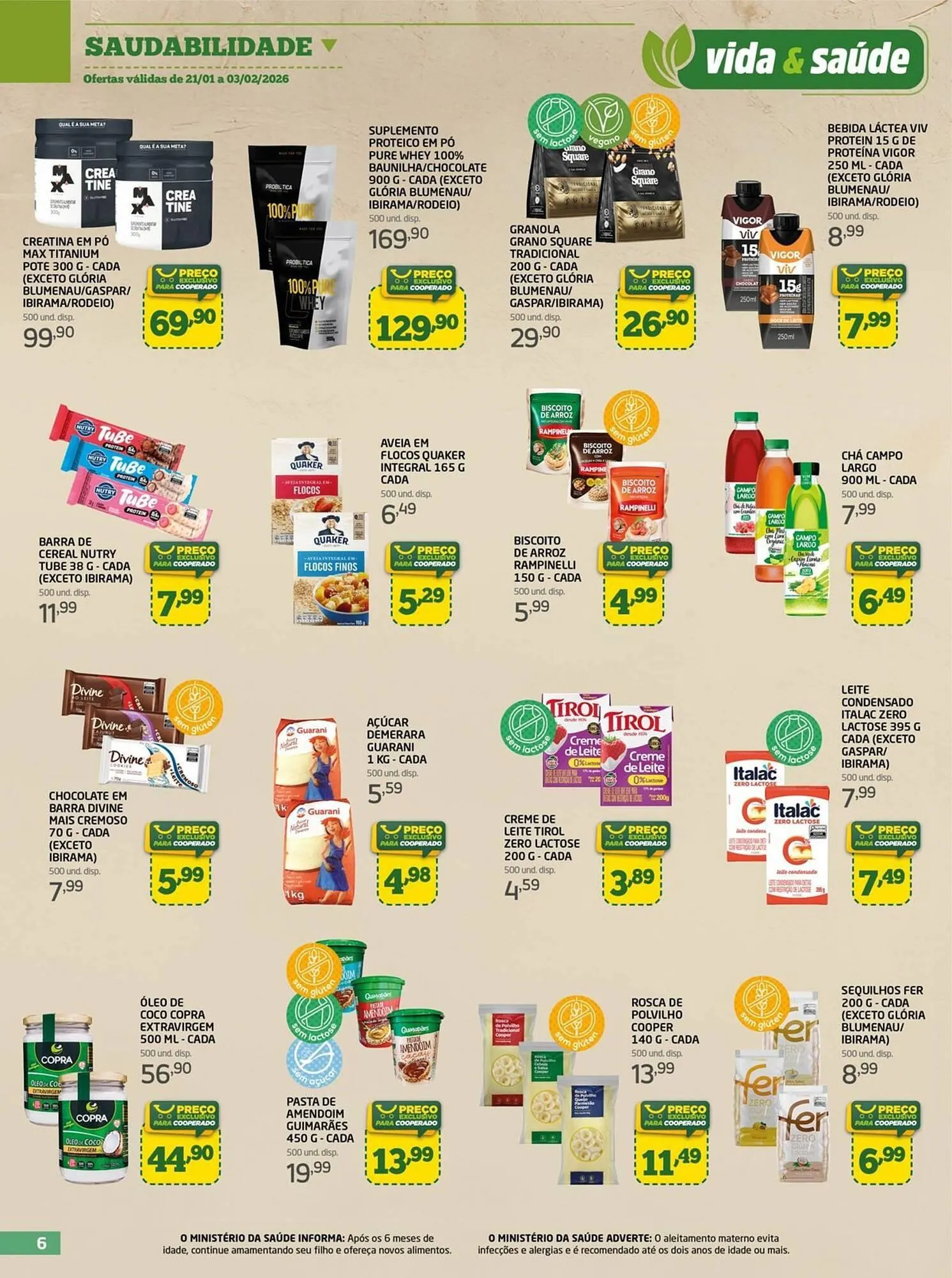 Encarte de Tabloide Cooper 21 de janeiro até 3 de fevereiro 2026 - Pagina 6