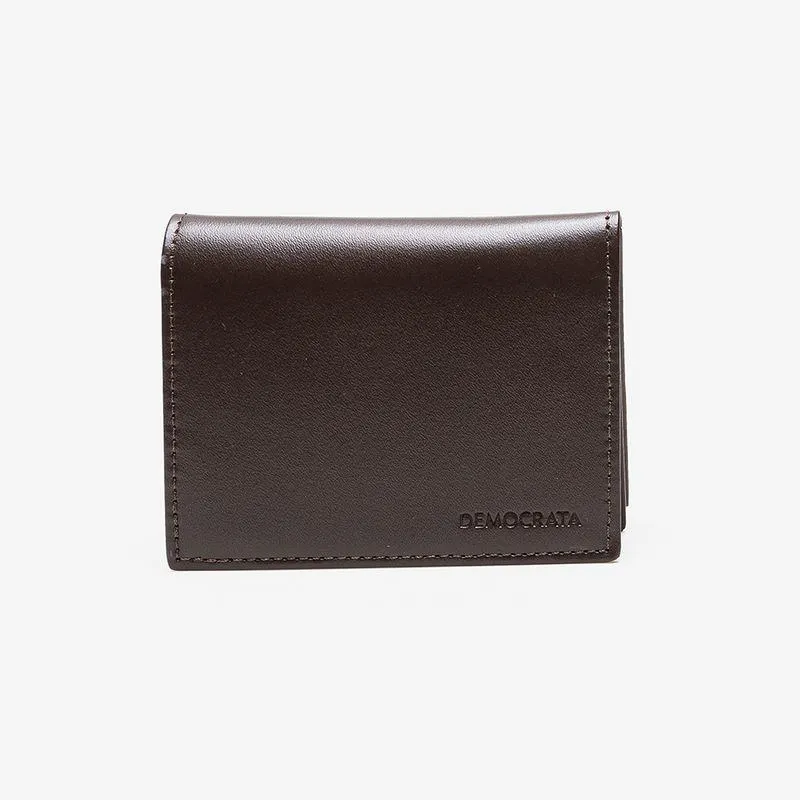 Carteira Metropolitan Em Couro Café