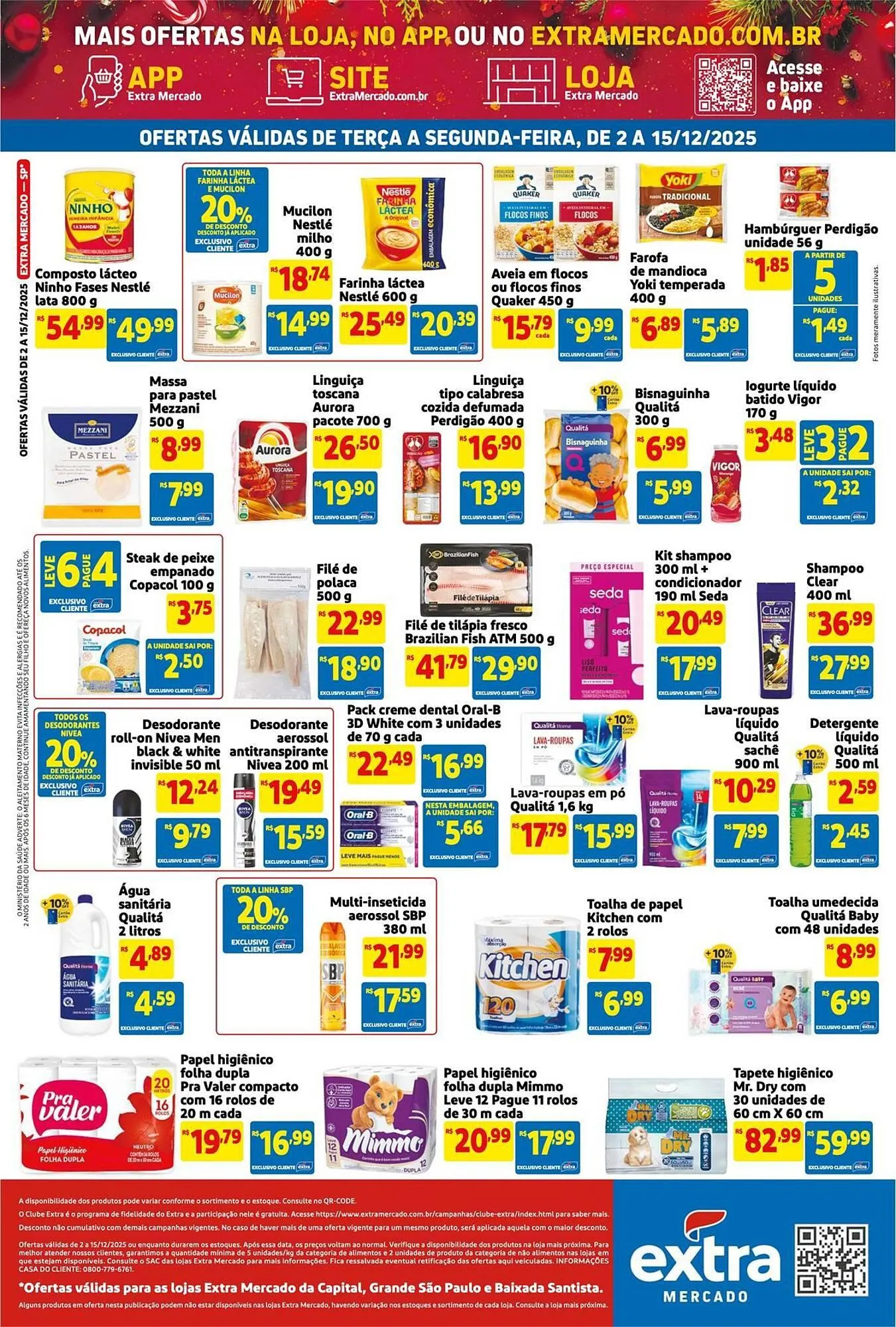 Encarte de Encarte Mercado Extra 2 de dezembro até 15 de dezembro 2025 - Pagina 2