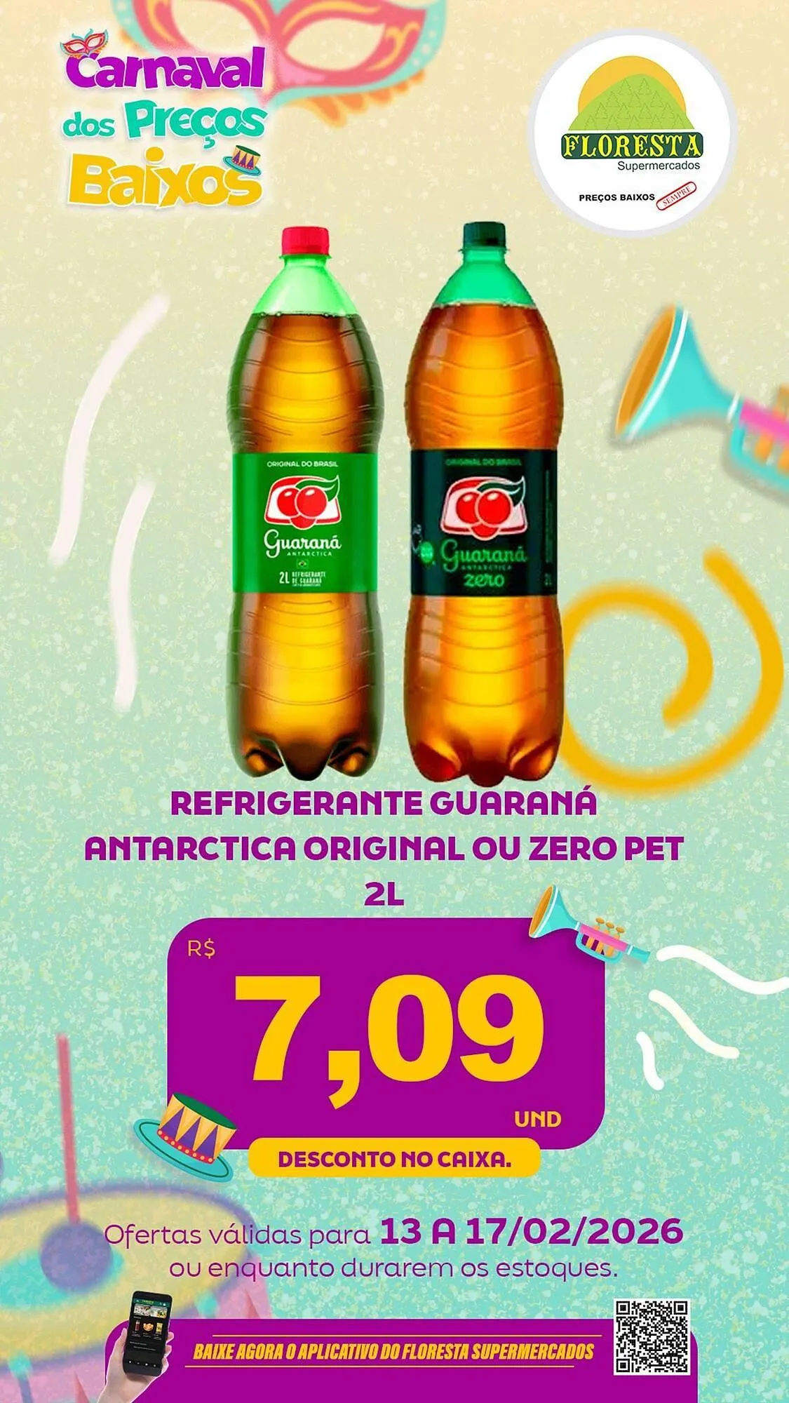 Encarte de Catálogo Floresta Supermercados 13 de fevereiro até 17 de fevereiro 2026 - Pagina 23