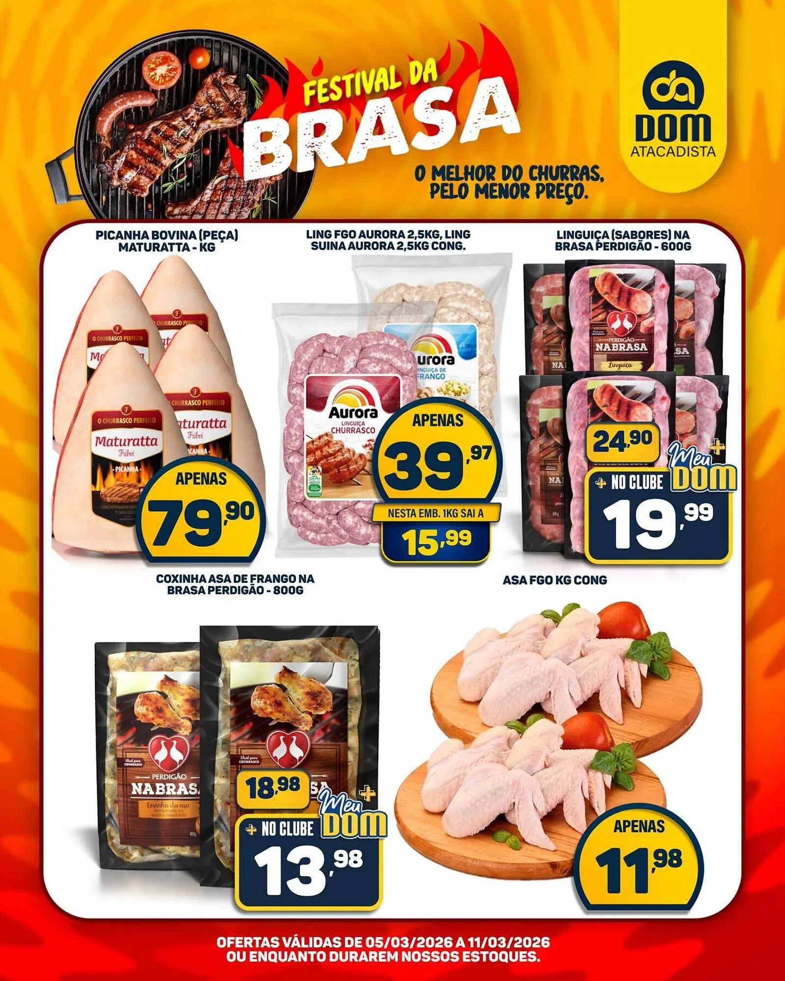 Encarte de Encarte Dom Atacadista 5 de março até 11 de março 2026 - Pagina 1