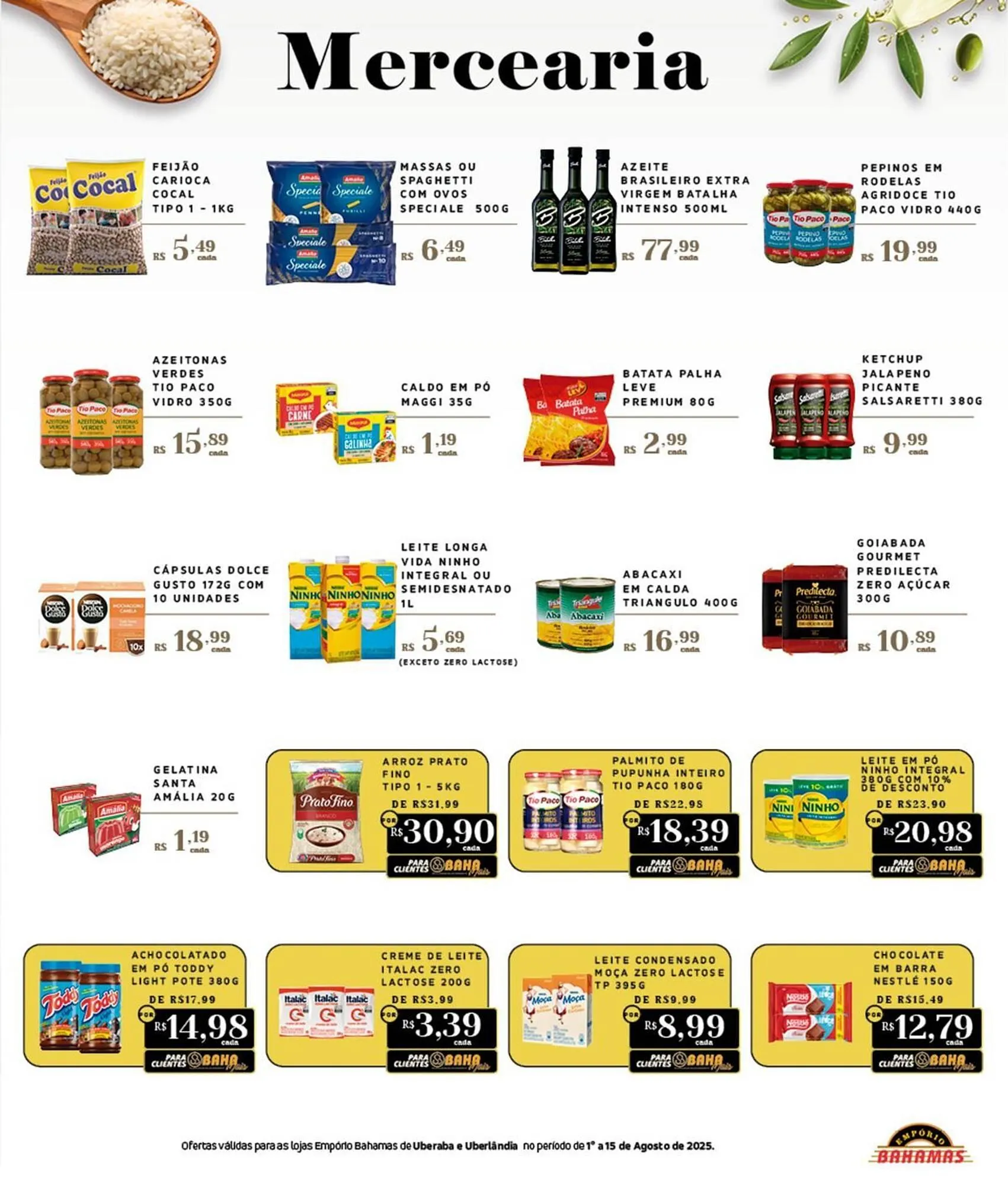 Encarte de Catálogo Empório Bahamas 1 de agosto até 15 de agosto 2025 - Pagina 5