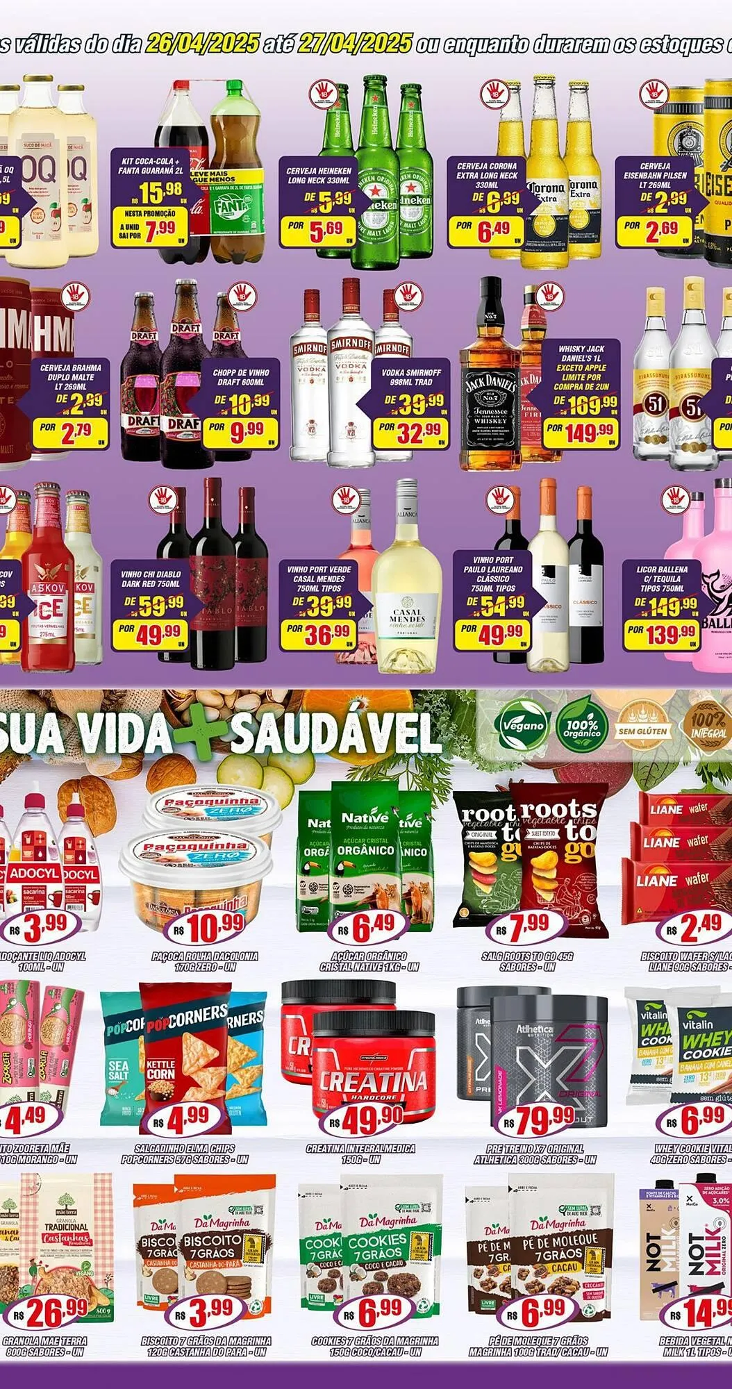 Encarte de Catálogo Violeta Supermercados 25 de abril até 27 de abril 2025 - Pagina 4