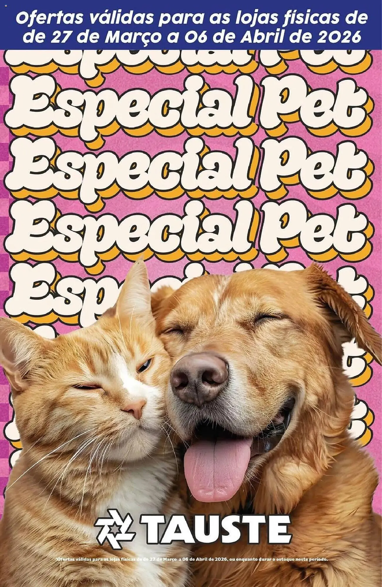 Encarte de Catálogo Supermercados Tauste 27 de março até 6 de abril 2026 - Pagina 1
