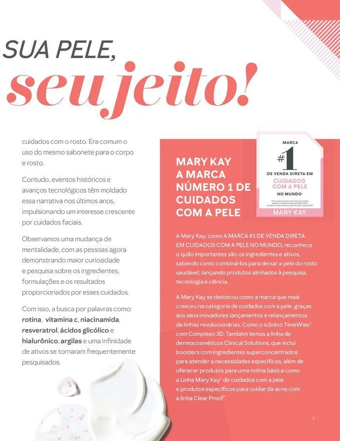 Encarte de Cartilha Cuidados Faciais 2 de setembro até 30 de setembro 2024 - Pagina 3