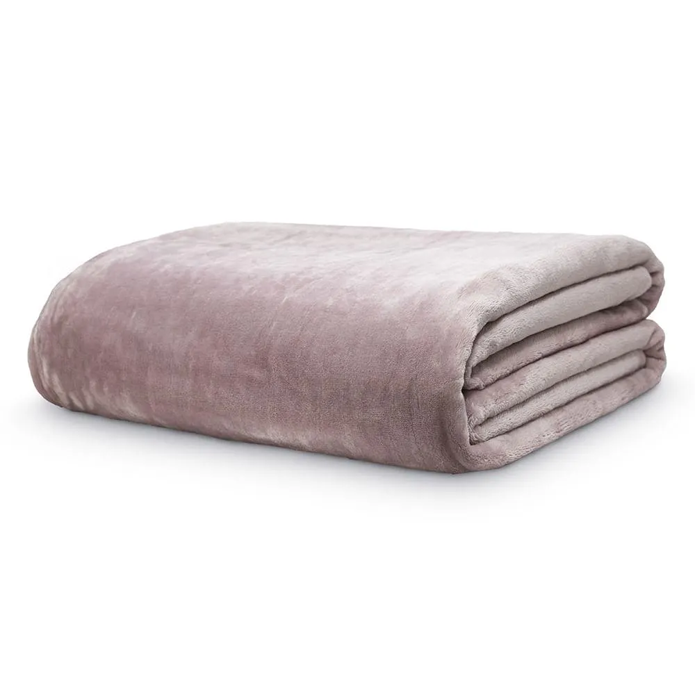 Cobertor Solteiro Velour 100% Microfibra Rosé 150x220cm 112593024035 - Camesa