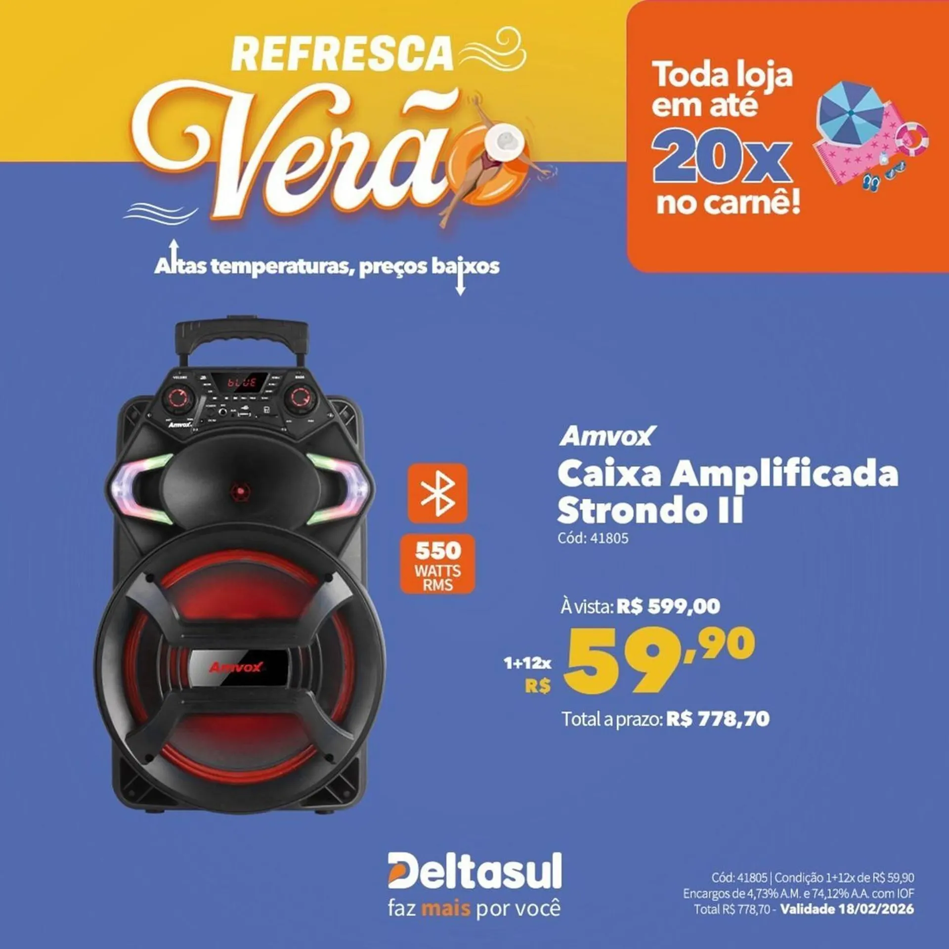 Encarte de Folheto Deltasul 12 de fevereiro até 18 de fevereiro 2026 - Pagina 2