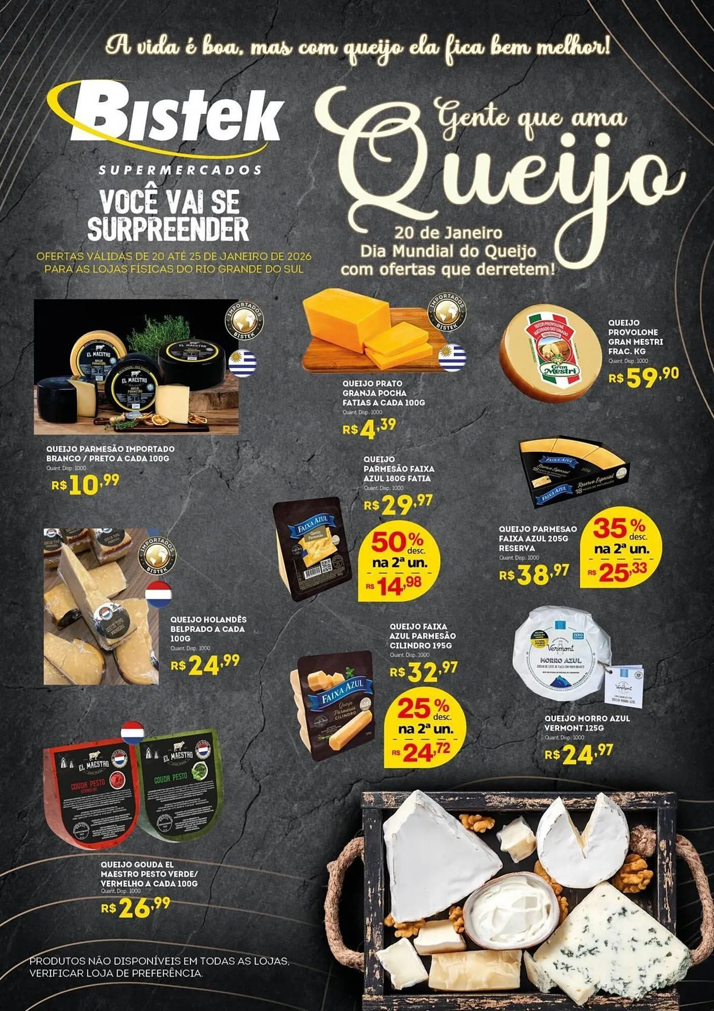 Encarte de Encarte Bistek Supermercados 20 de janeiro até 25 de janeiro 2026 - Pagina 1