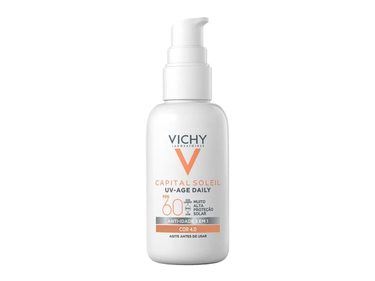 Protetor Solar Facial Vichy Uv-Age Daily Cor 4.0 FPS60 40g