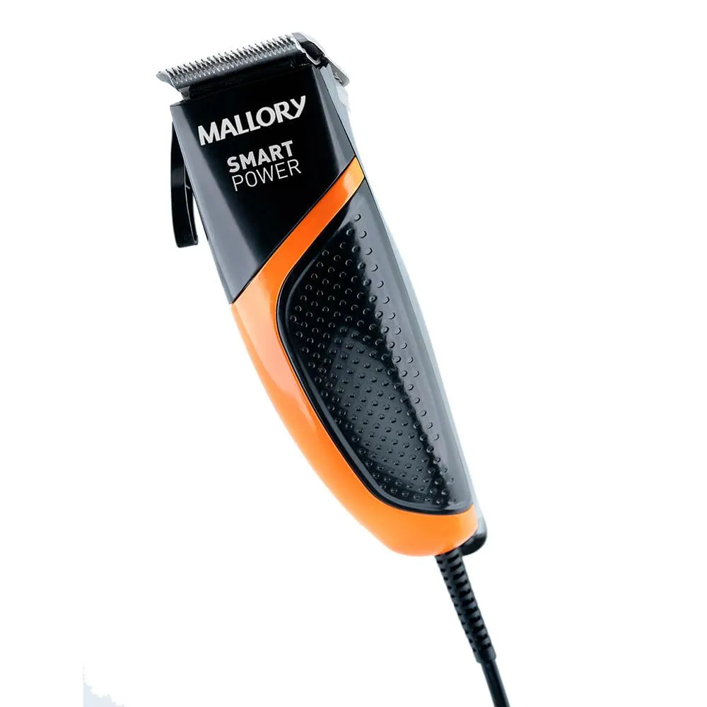 Cortador de Cabelo Smart Power Preto E Laranja 220v - Mallory