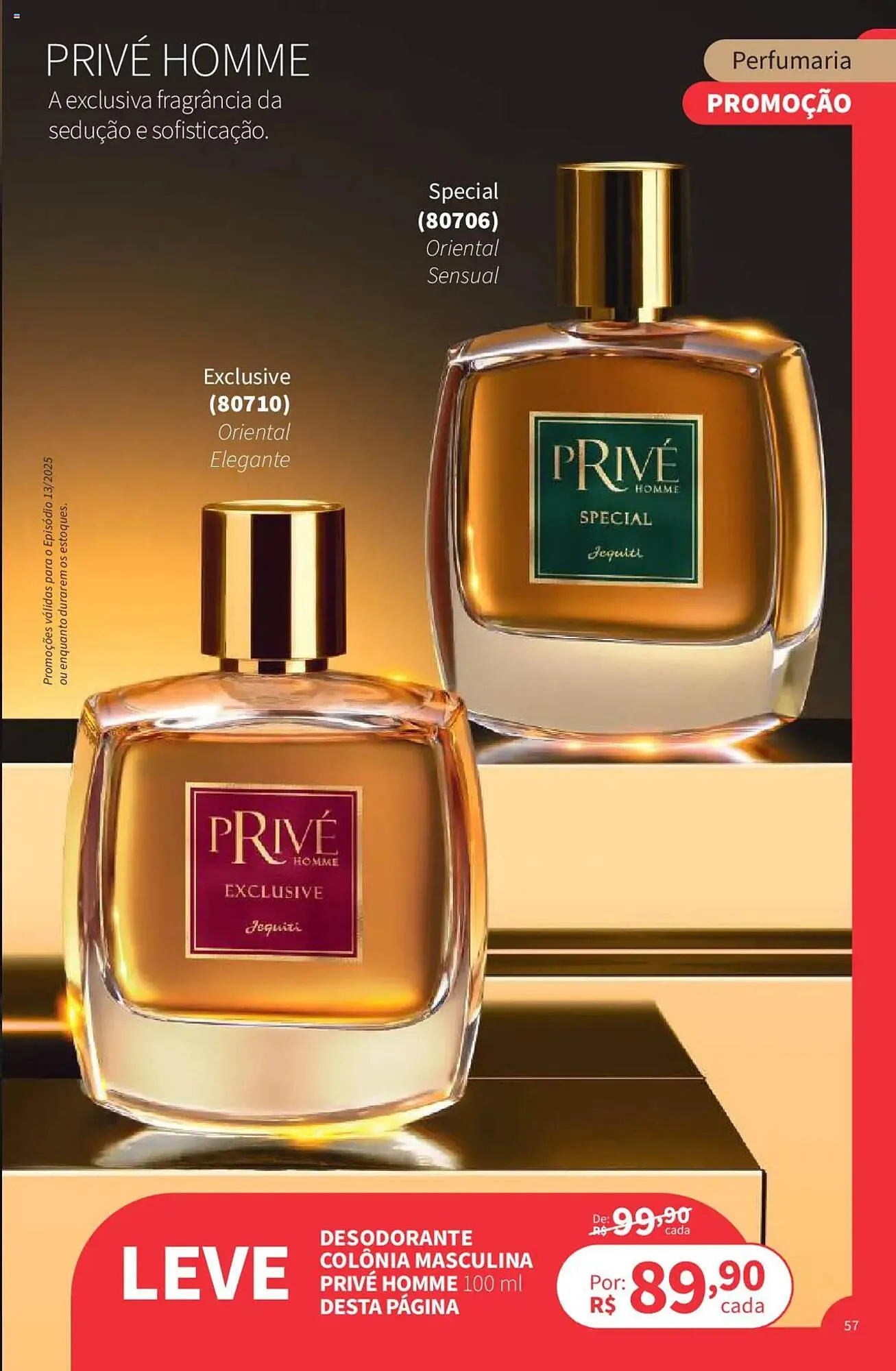 Encarte de Catálogo Jequiti 19 de setembro até 10 de outubro 2025 - Pagina 57