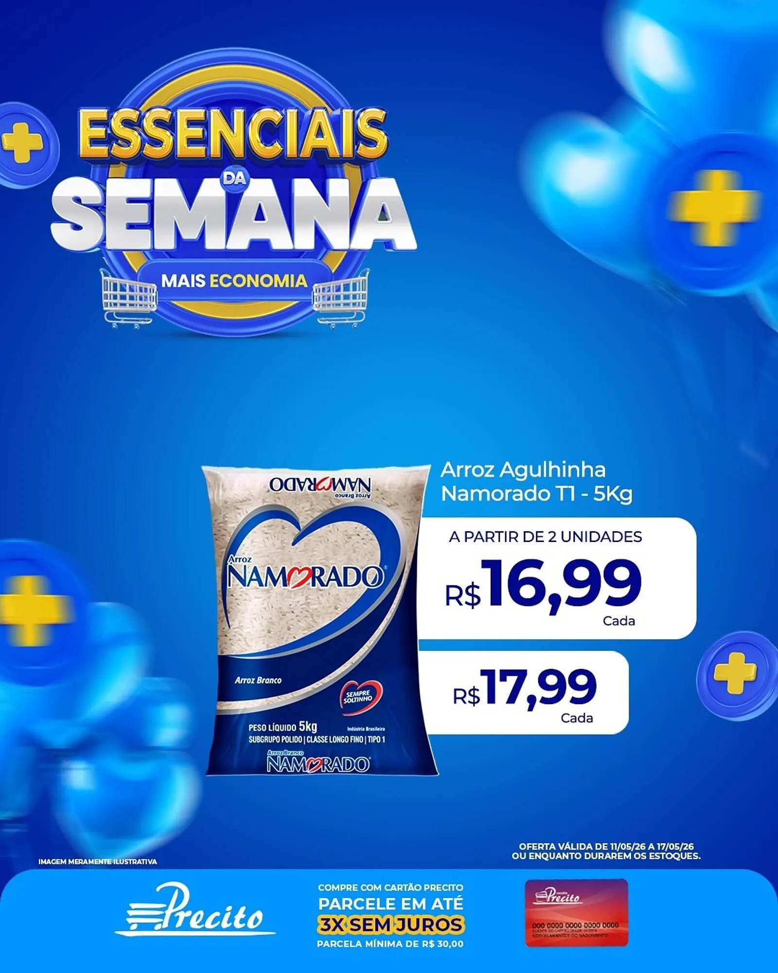 Encarte de Catálogo Supermercado Precito 11 de maio até 17 de maio 2026 - Pagina 1