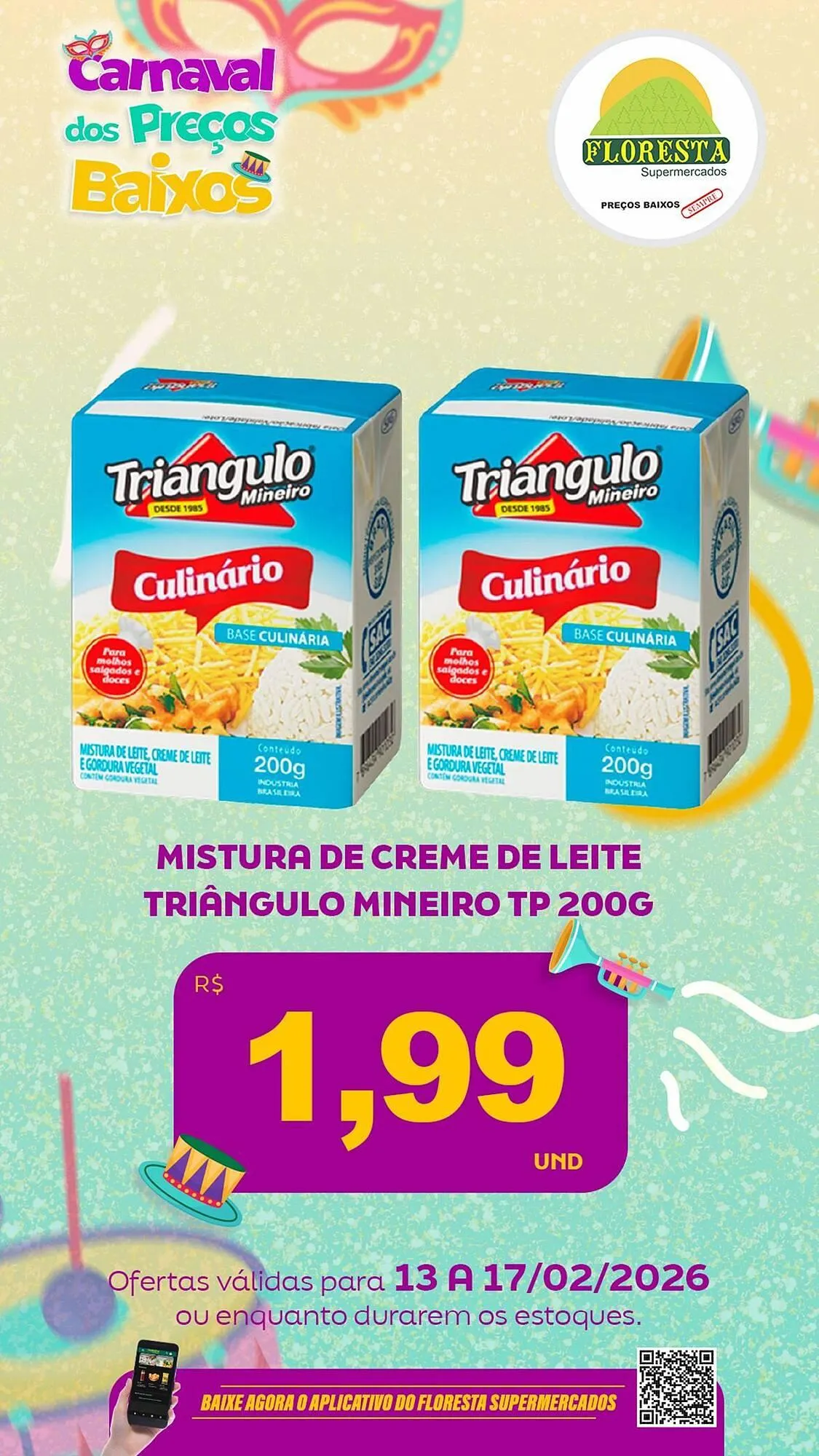 Encarte de Catálogo Floresta Supermercados 13 de fevereiro até 17 de fevereiro 2026 - Pagina 57