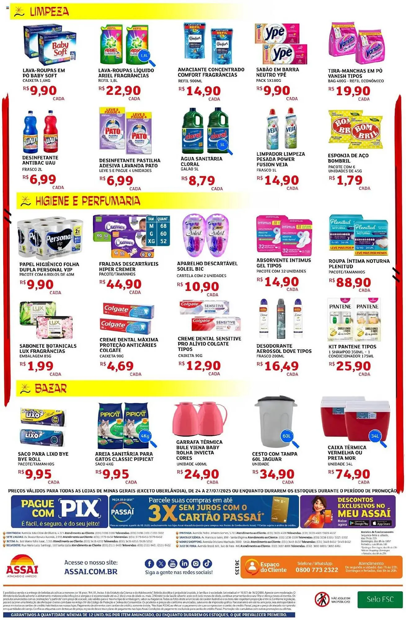 Encarte de Catálogo Assaí Atacadista 24 de julho até 27 de julho 2025 - Pagina 4