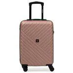 Mala de Bordo Abs 4 Rodas Detroit Rose