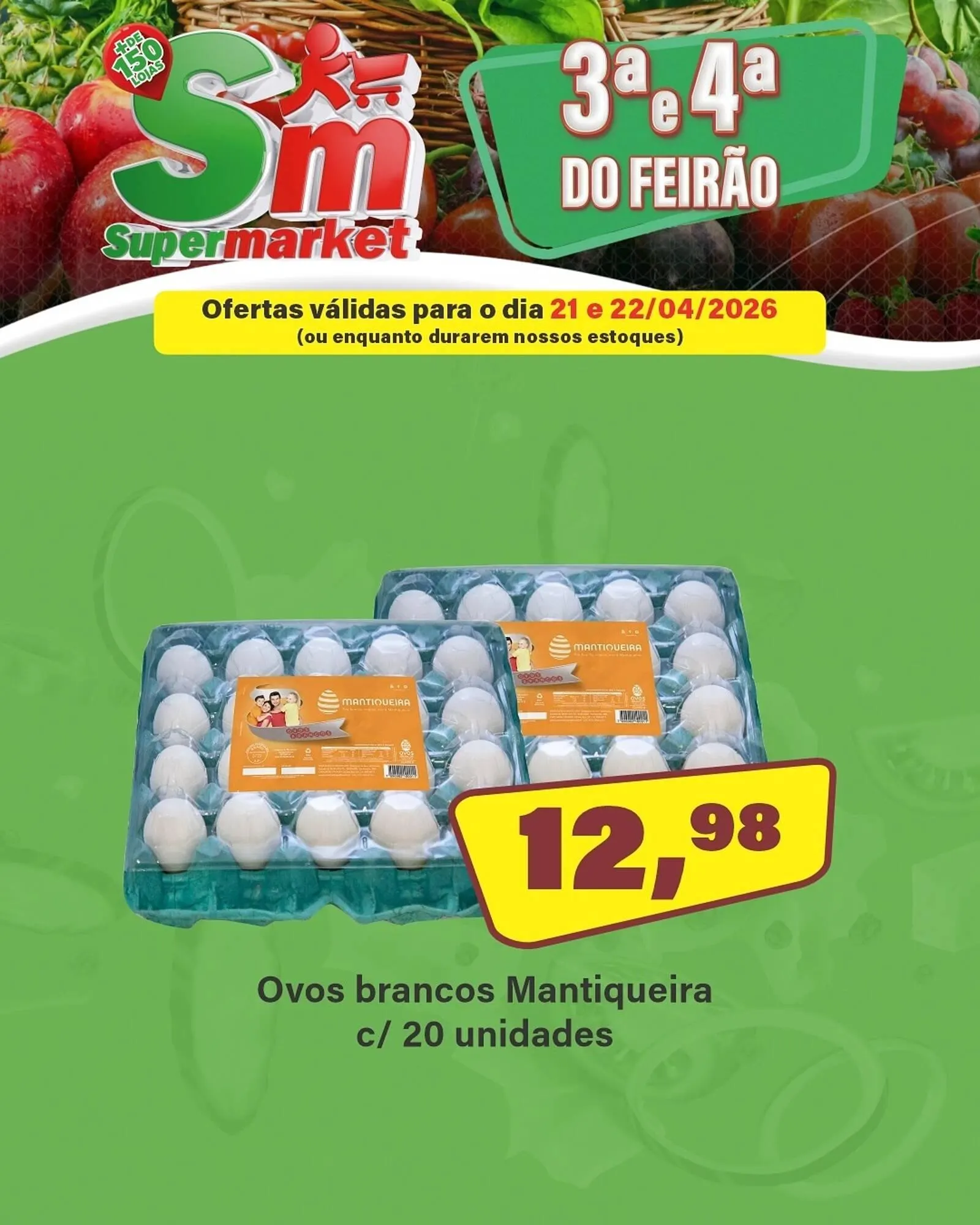 Encarte de Catálogo Floresta Supermercados 21 de abril até 22 de abril 2026 - Pagina 1
