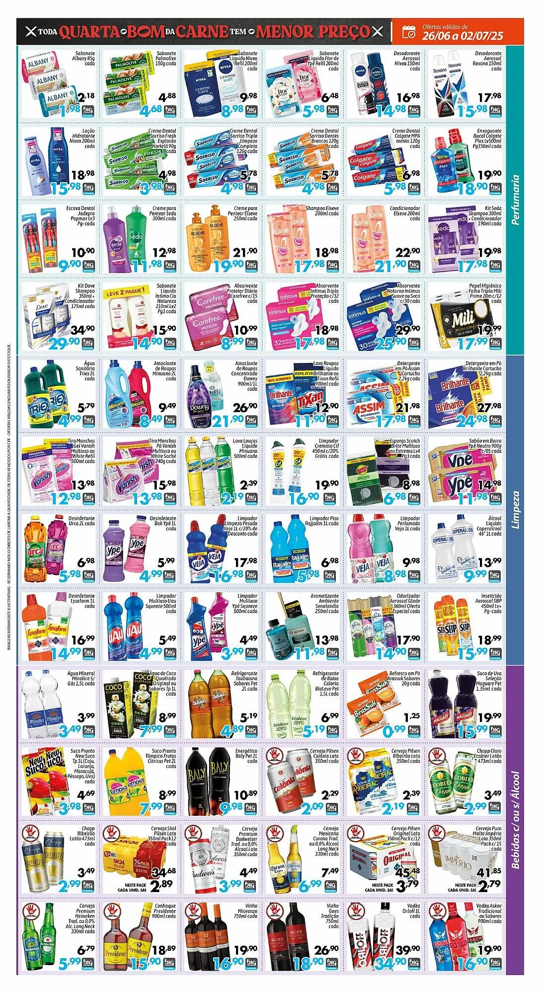 Encarte de Catálogo Supermercados Big Compra 26 de junho até 29 de junho 2025 - Pagina 3