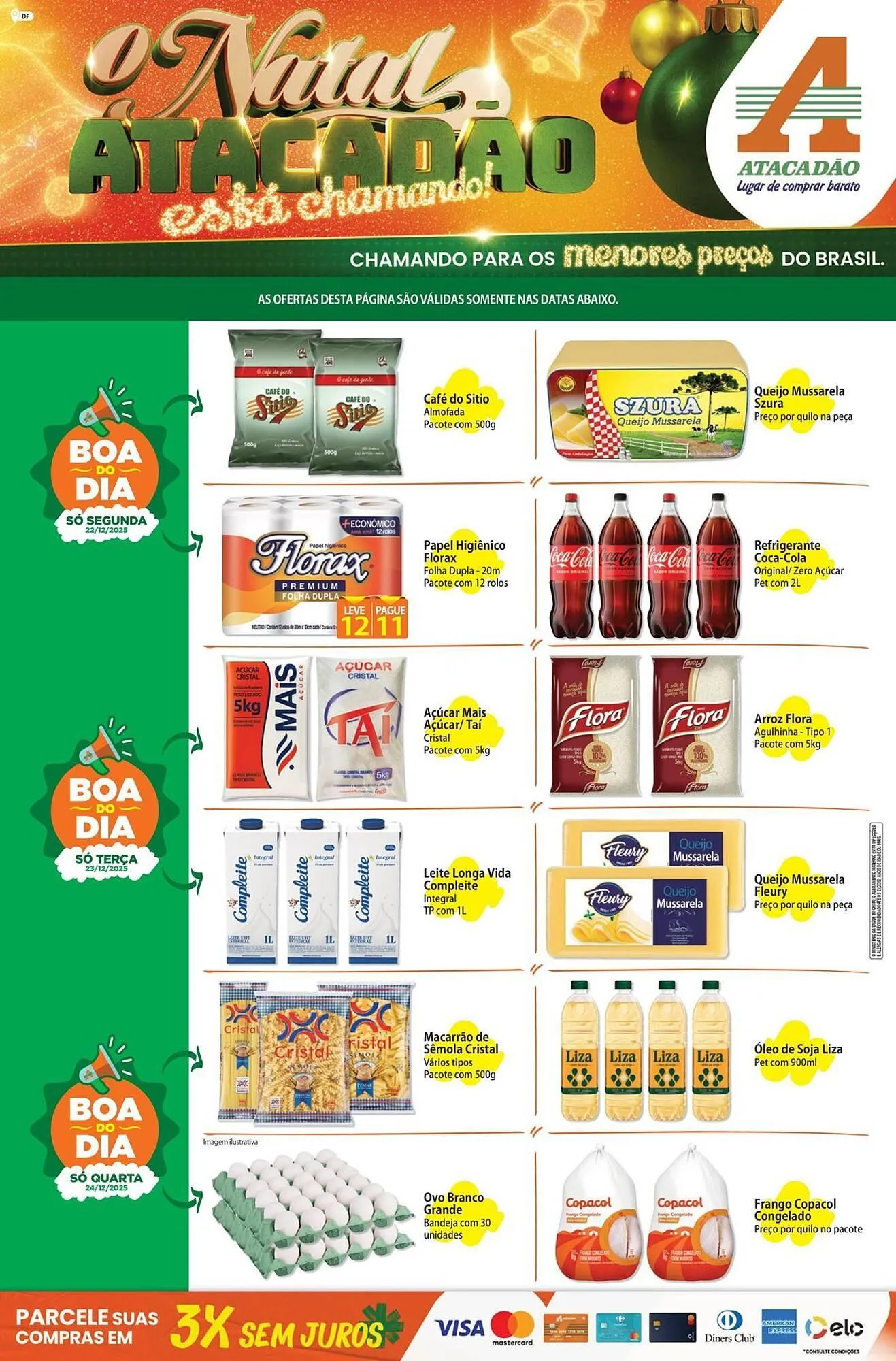 Encarte de Folheto Atacadão 23 de dezembro até 26 de dezembro 2025 - Pagina 1